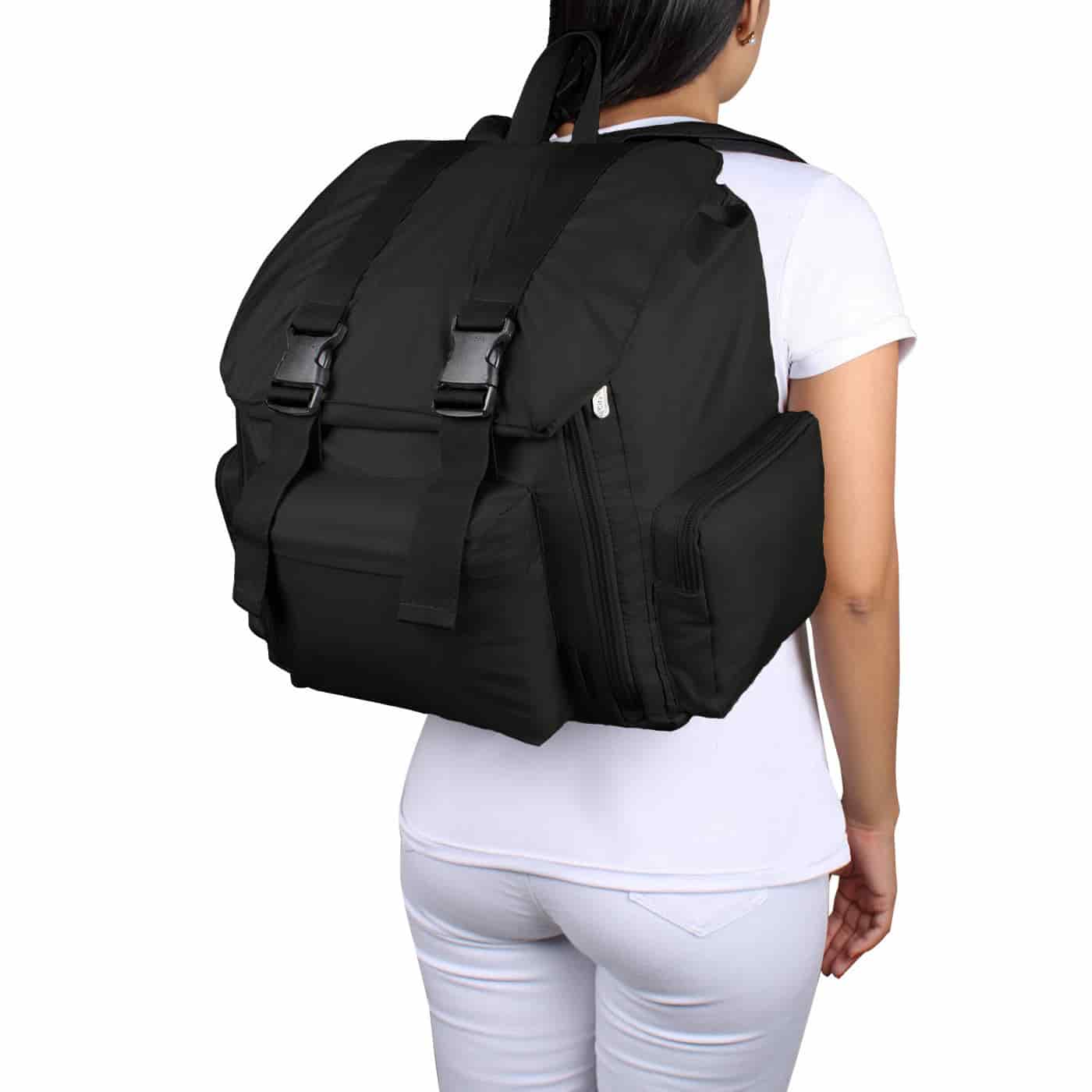 Morral Mochilero XL Negro Citybags - miniatura 6