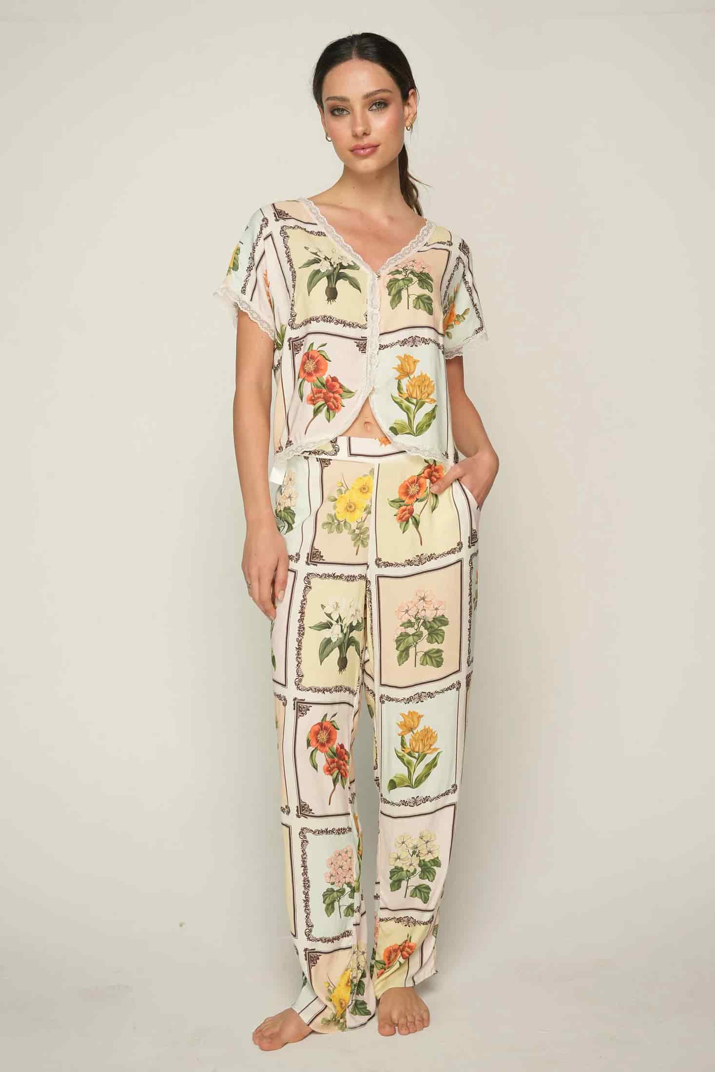 PIJAMA PANTALON MANGA CORTA ELLIPSE CONTINUIDAD - miniatura 5