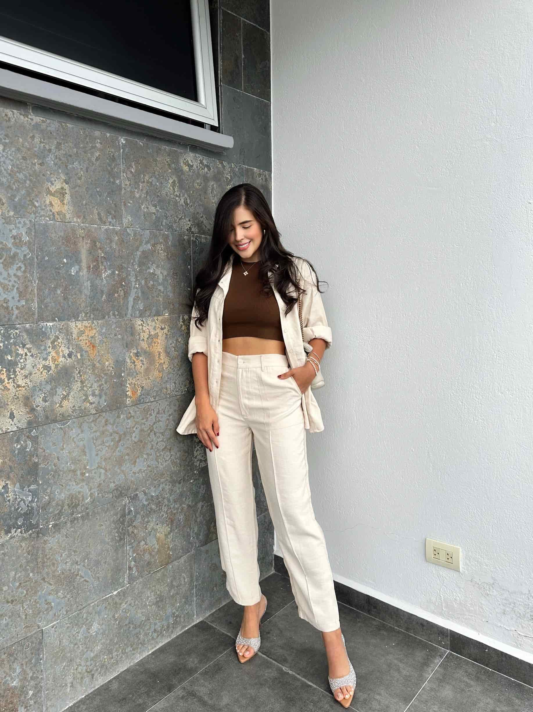PANT ALBERTA BEIGE - miniatura 4