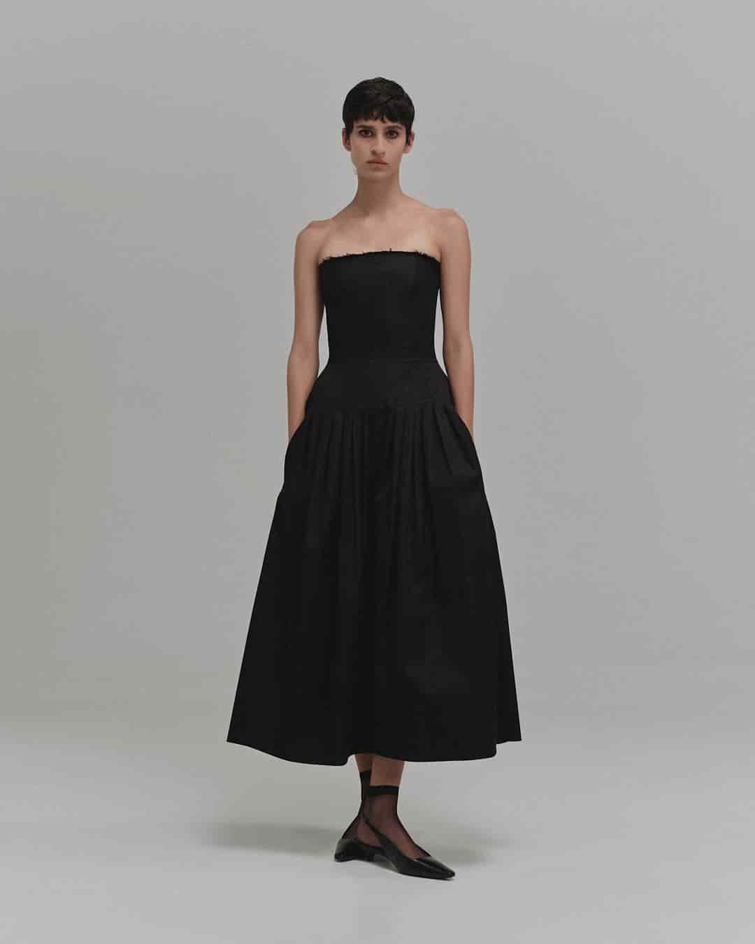 "CAMELIA" MIDI DRESS - miniatura 3