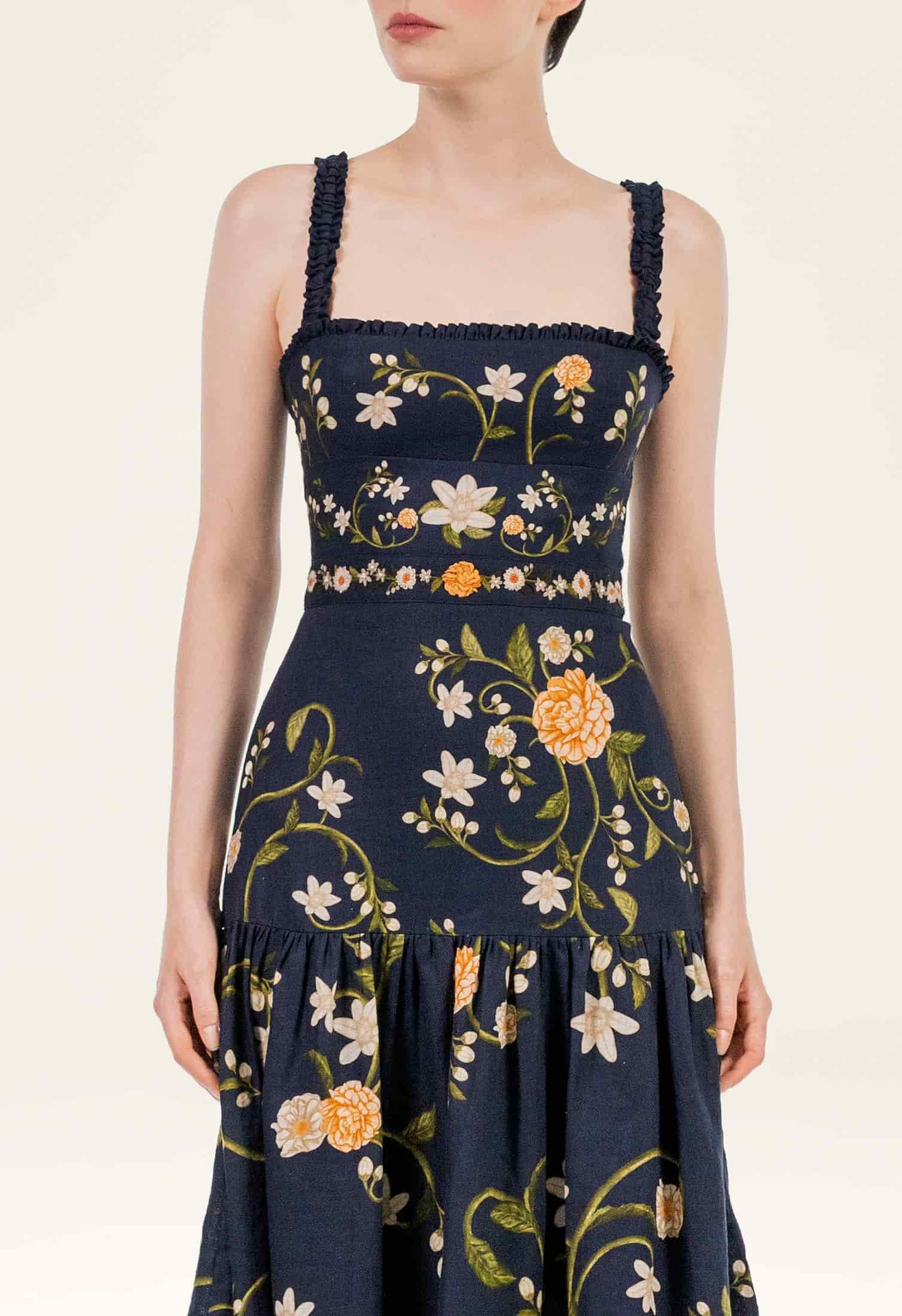 Nispero Valle Midi Dress - miniatura 4