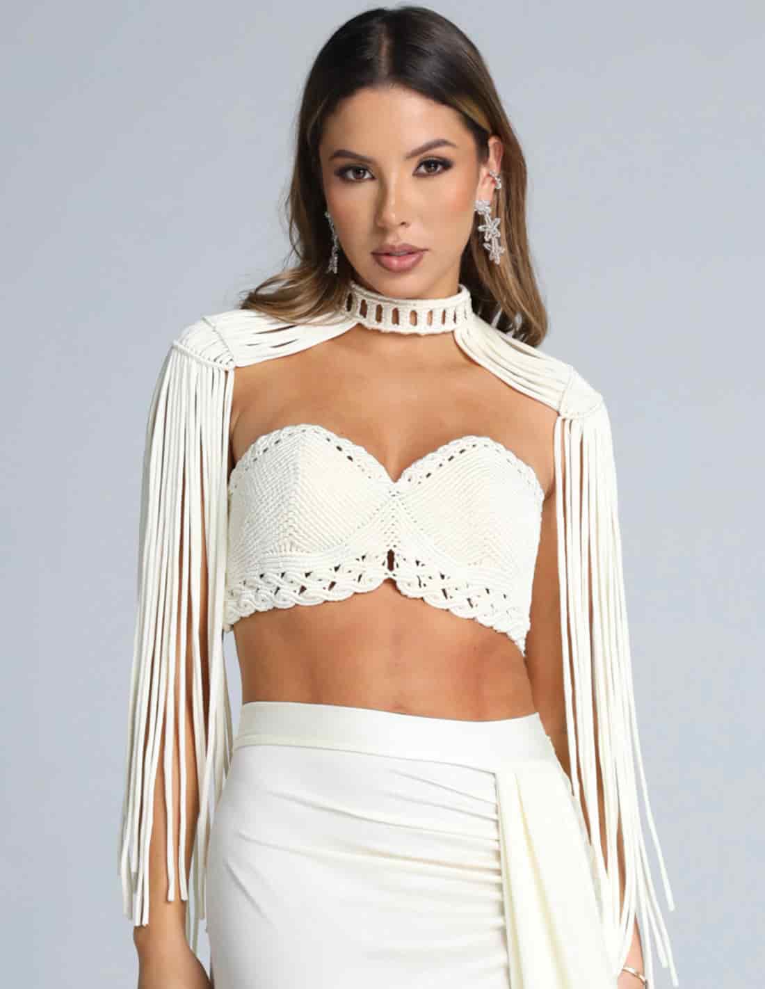 Cuello Eleganza Marfil - miniatura 2