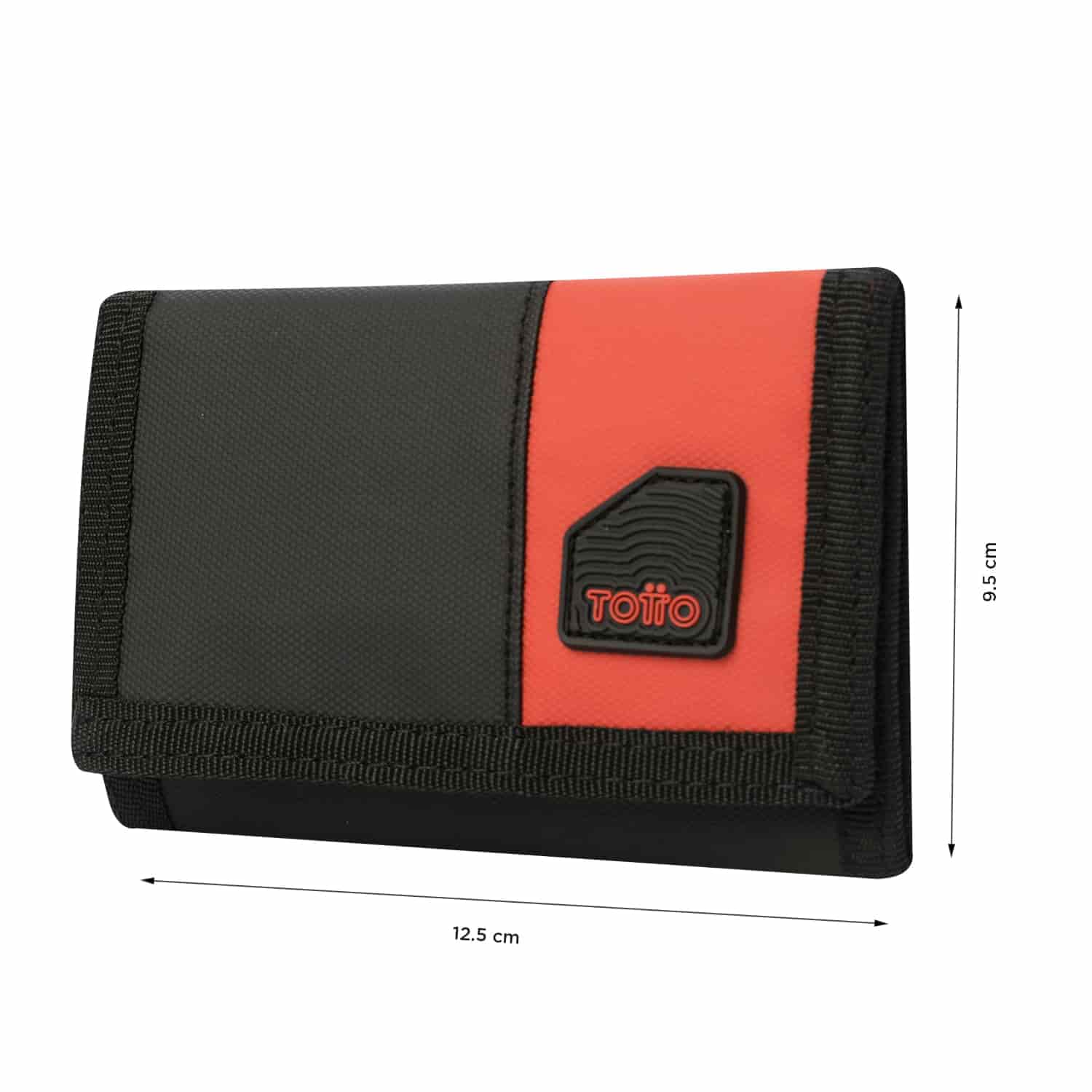 Billetera Contrast Qui con RFID Blocker Negra/Roja Mediana - miniatura 2