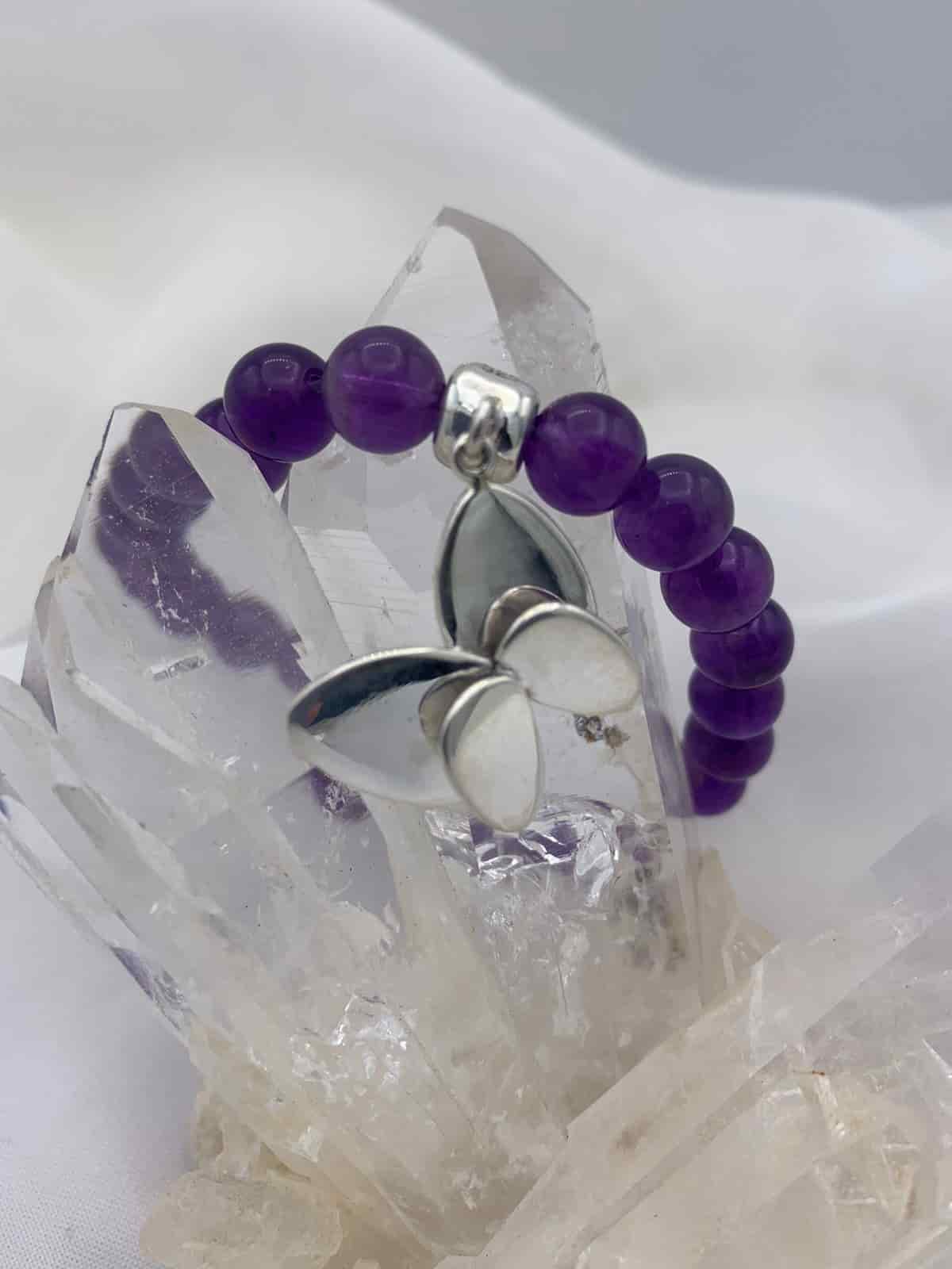 Pulsera Amatista dije Elefante P - miniatura 3