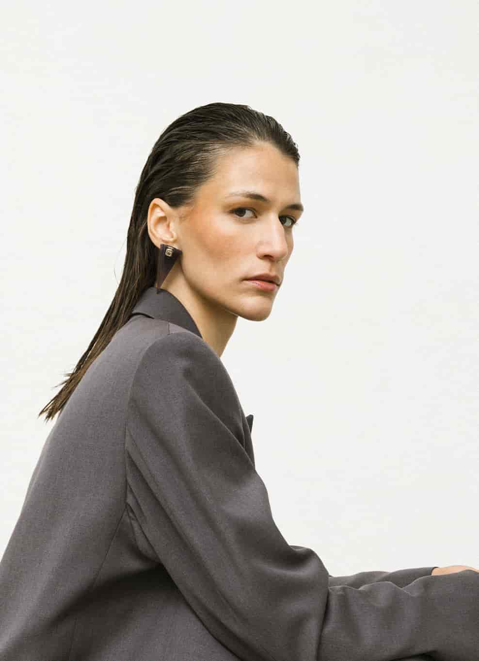 JVxTH - L SMOKY EARRINGS - miniatura 2