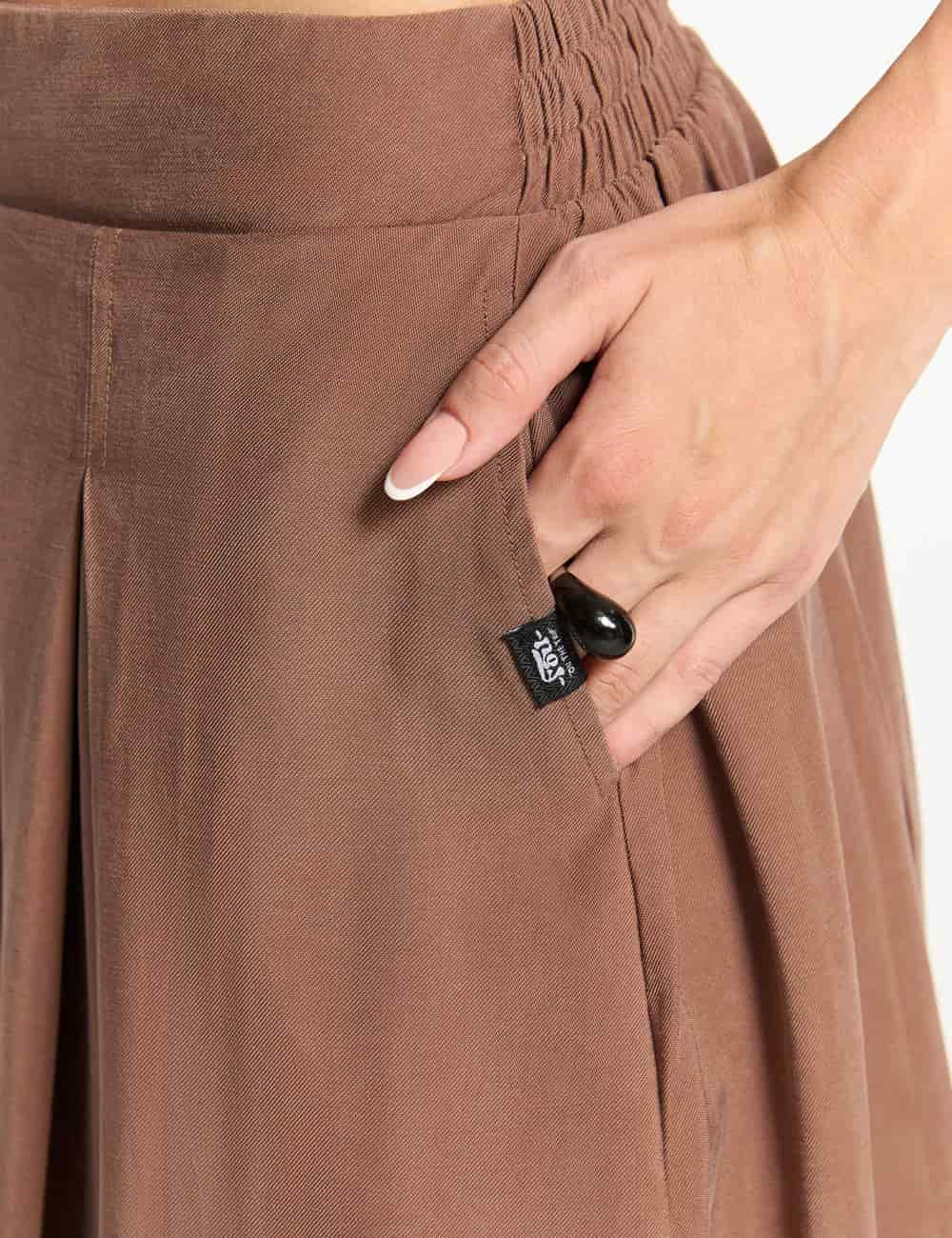 Pantalón Culotte Arcilla Mujer - miniatura 10