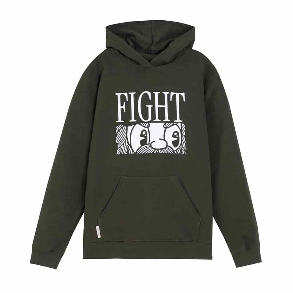 Hoodie Fight (verde) - miniatura 1
