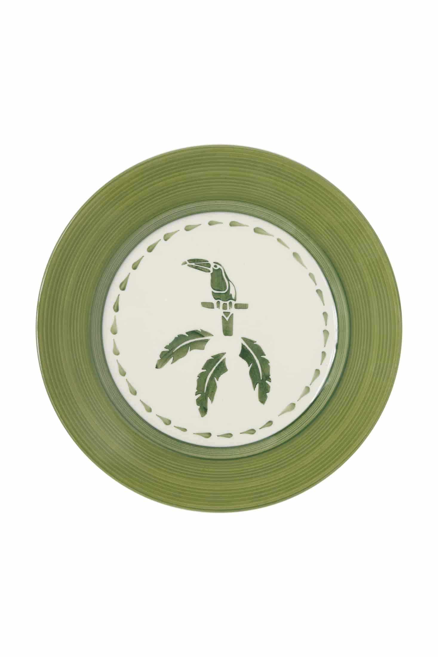 JDD Tucan Dinner Plate / Green - miniatura 1