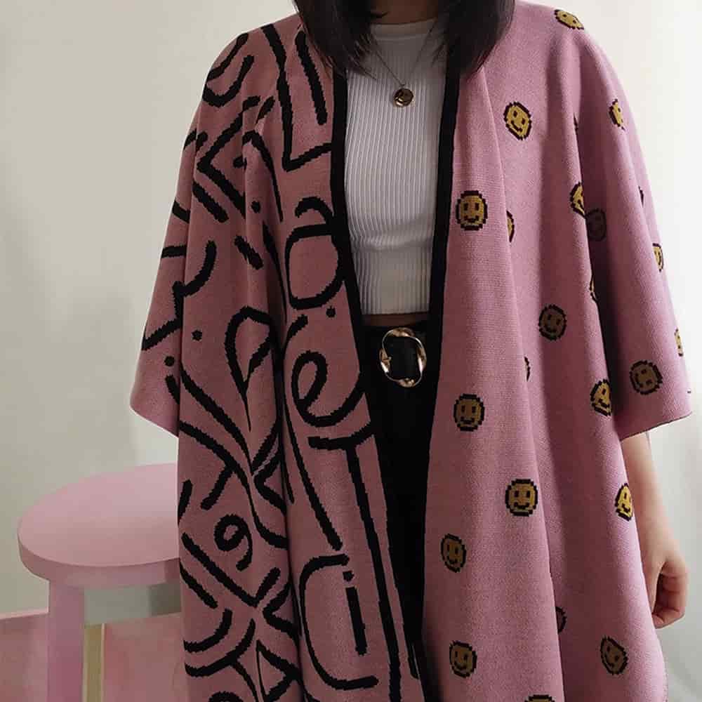 Poncho Alegria Rosa - miniatura 3