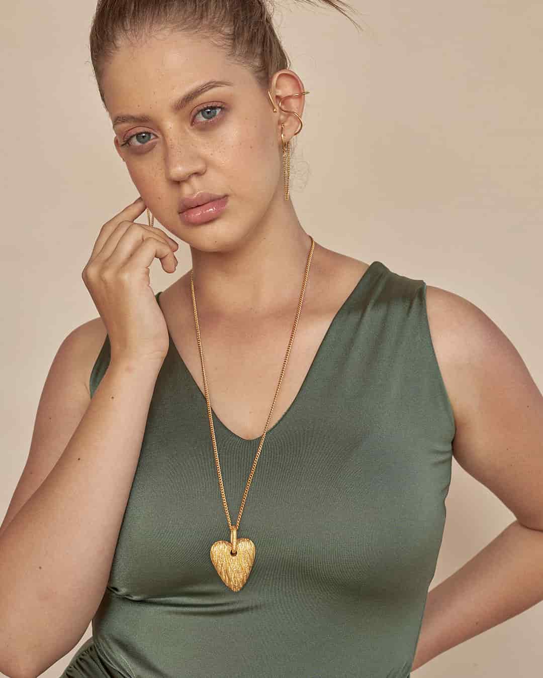 Maxi Onda Heart Necklace - miniatura 5