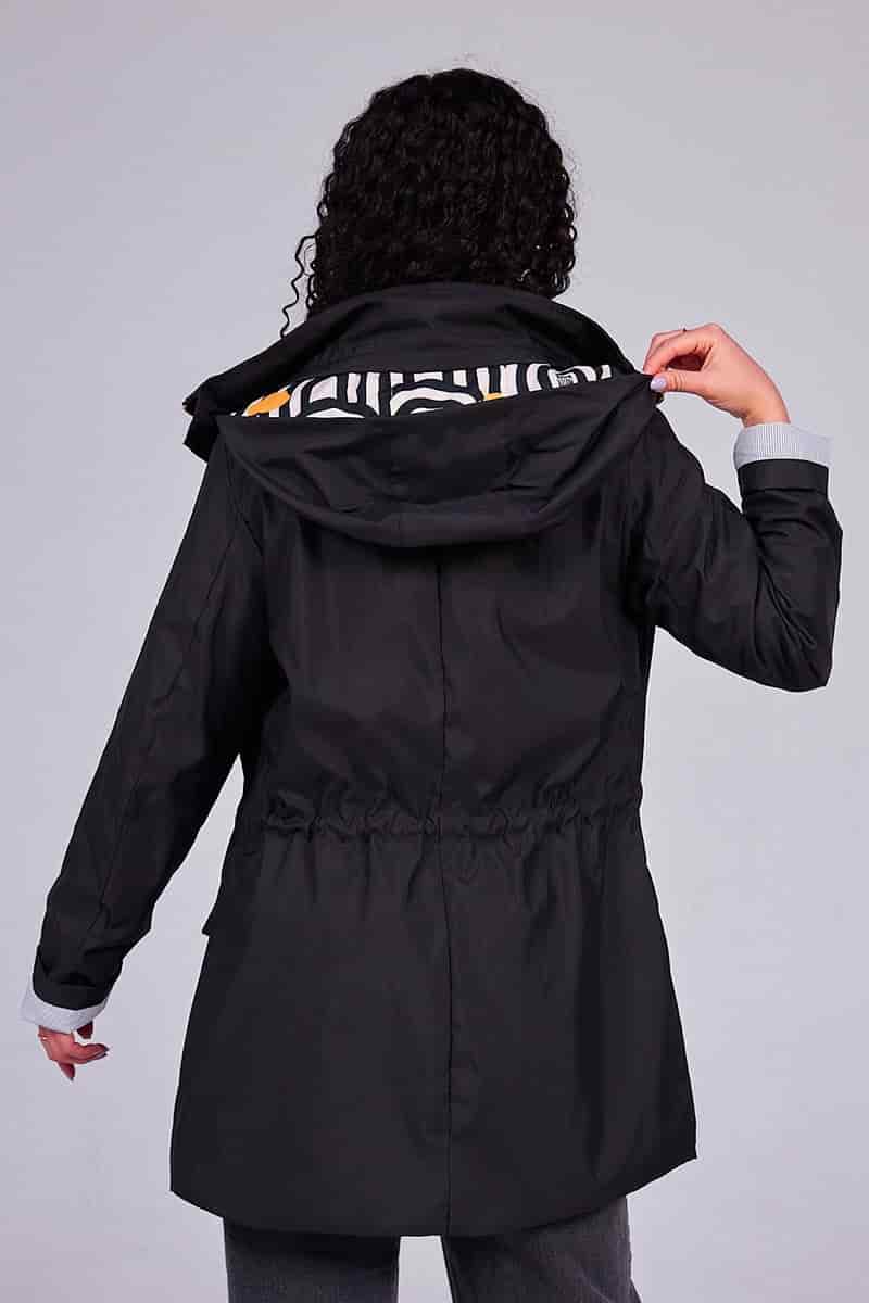 Parka Classic Negro Lluvia - miniatura 5