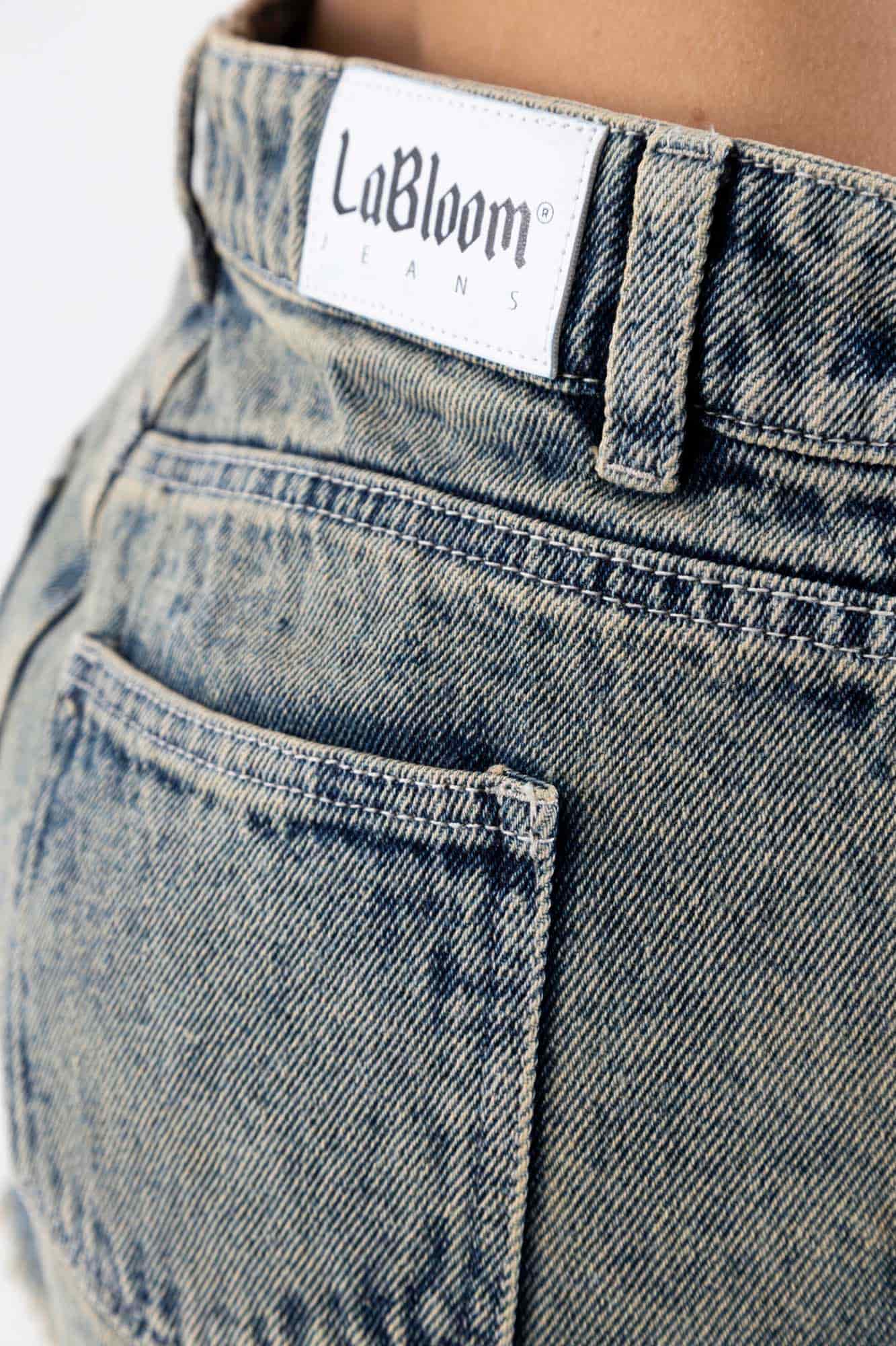 BLACK ACID DENIM SHORT - miniatura 35