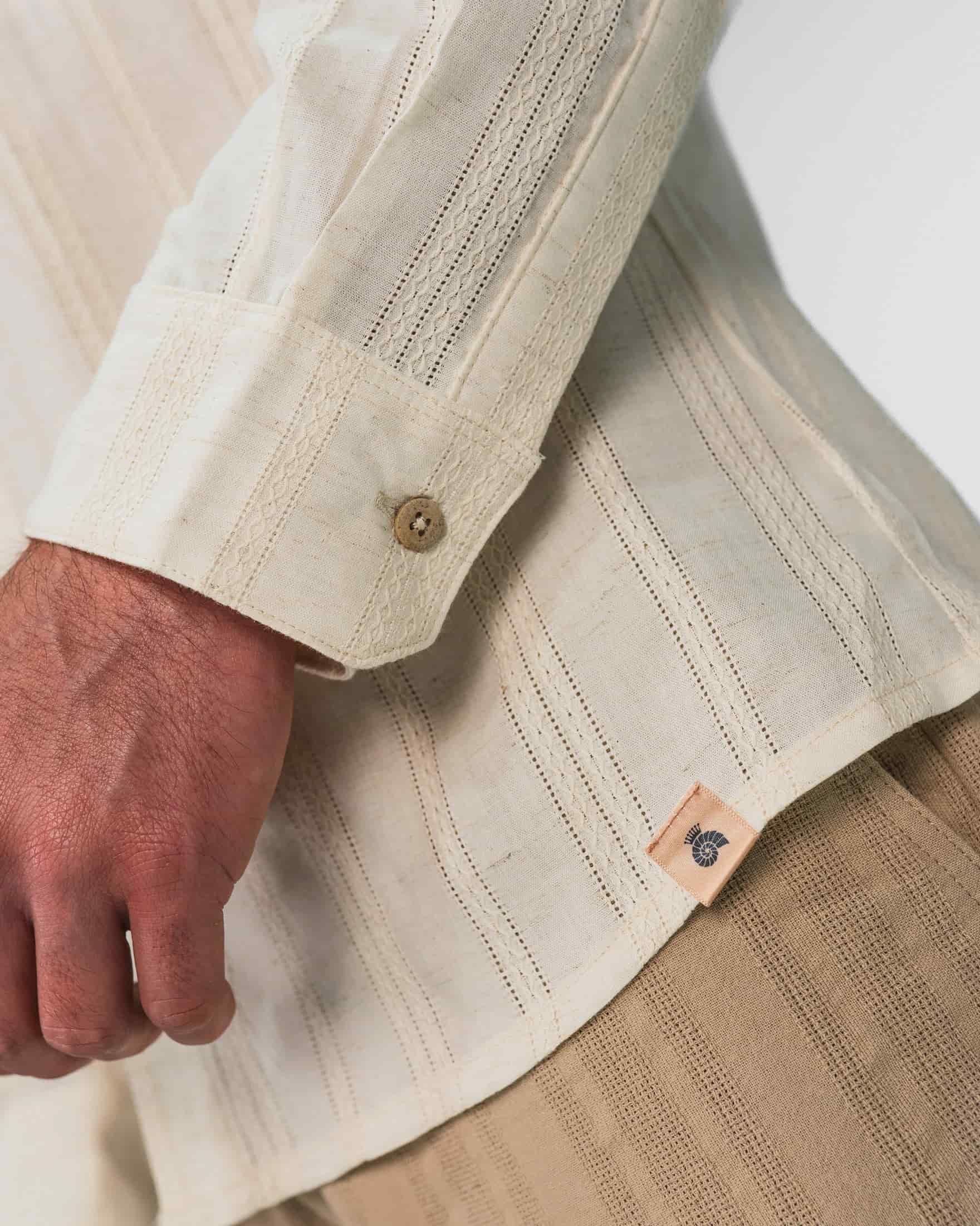 Camisa Artesana Beige - miniatura 3
