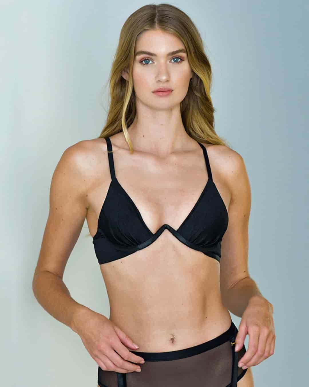 Brasier brillante - SO SEXY NEGRO Talla: XL - miniatura 1