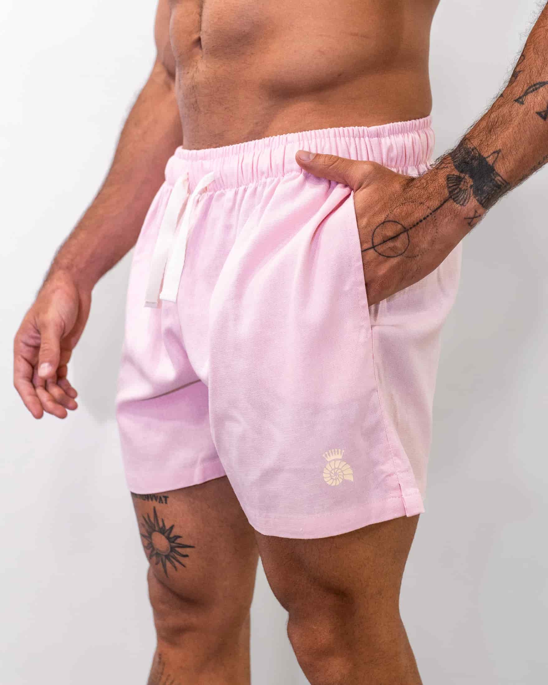 Short Lino Rosa - miniatura 4