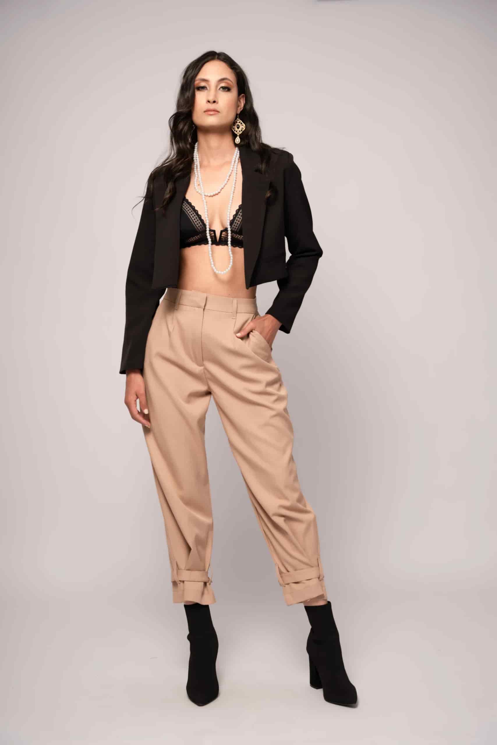 Blazer Corto Negro - miniatura 2