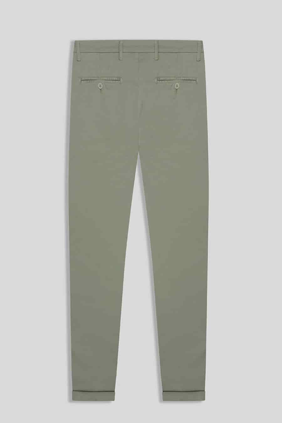 Men's cotton pants military green mauro - miniatura 2