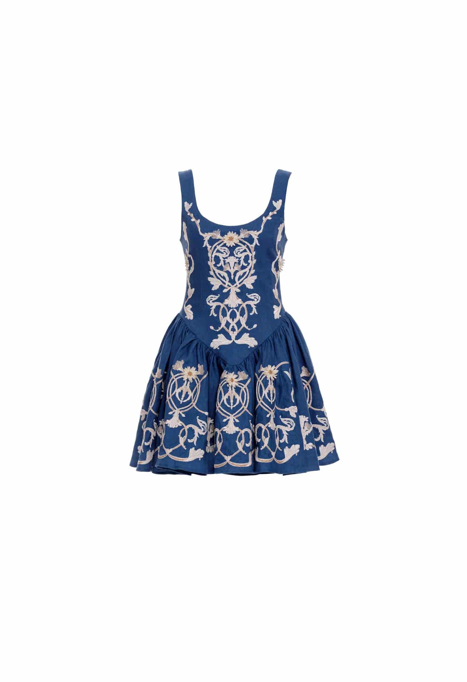 Pluma Ribbons Mini Dress - miniatura 6
