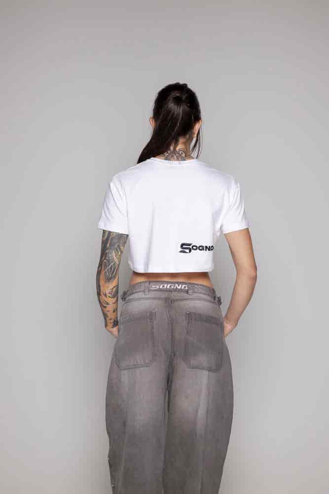 Crop-Top Basic Courage-Blanco - miniatura 3