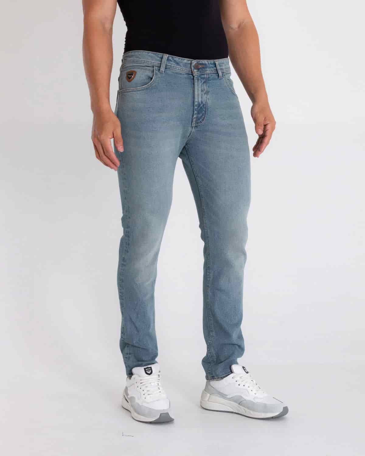 Jean slim tono claro para hombre - miniatura 2