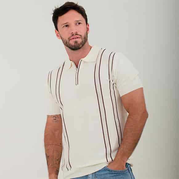 SUETER POLO MODA TEJIDO CON CORREDERA HO - miniatura 7