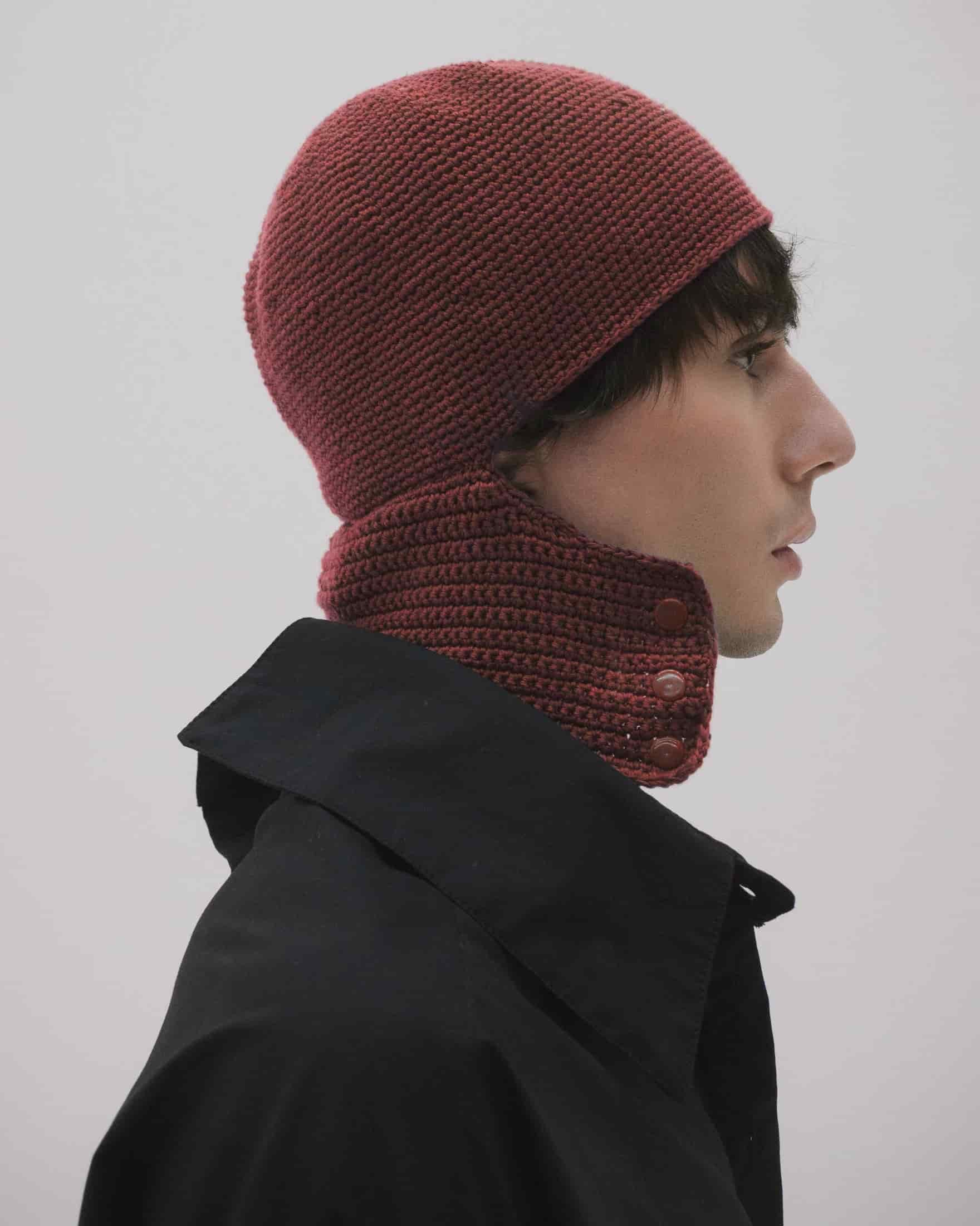 Sombrero Balaclava crochet - miniatura 3