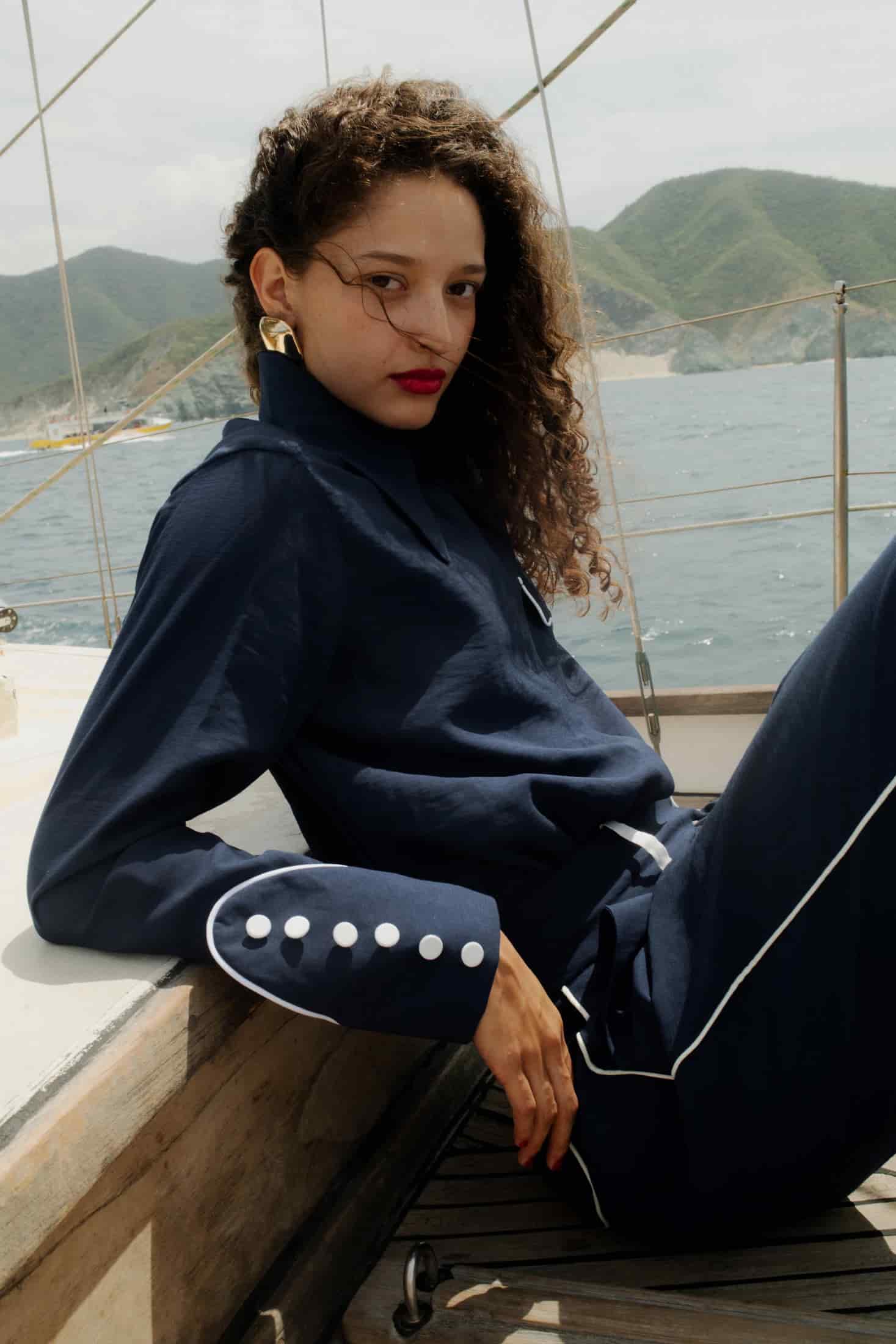 BRUNA NAVY SHIRT - miniatura 5