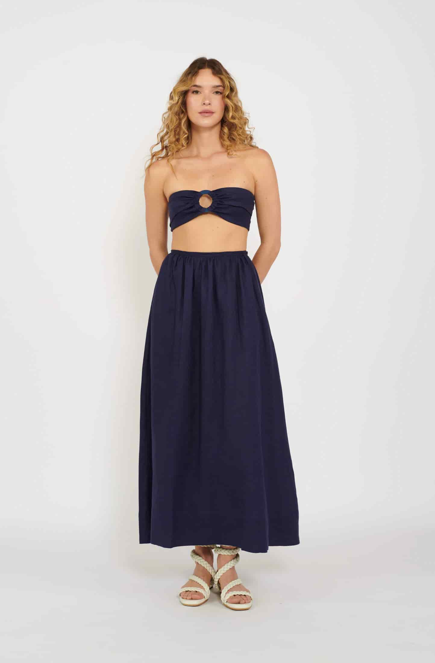 Vento Linen Skirt - miniatura 1