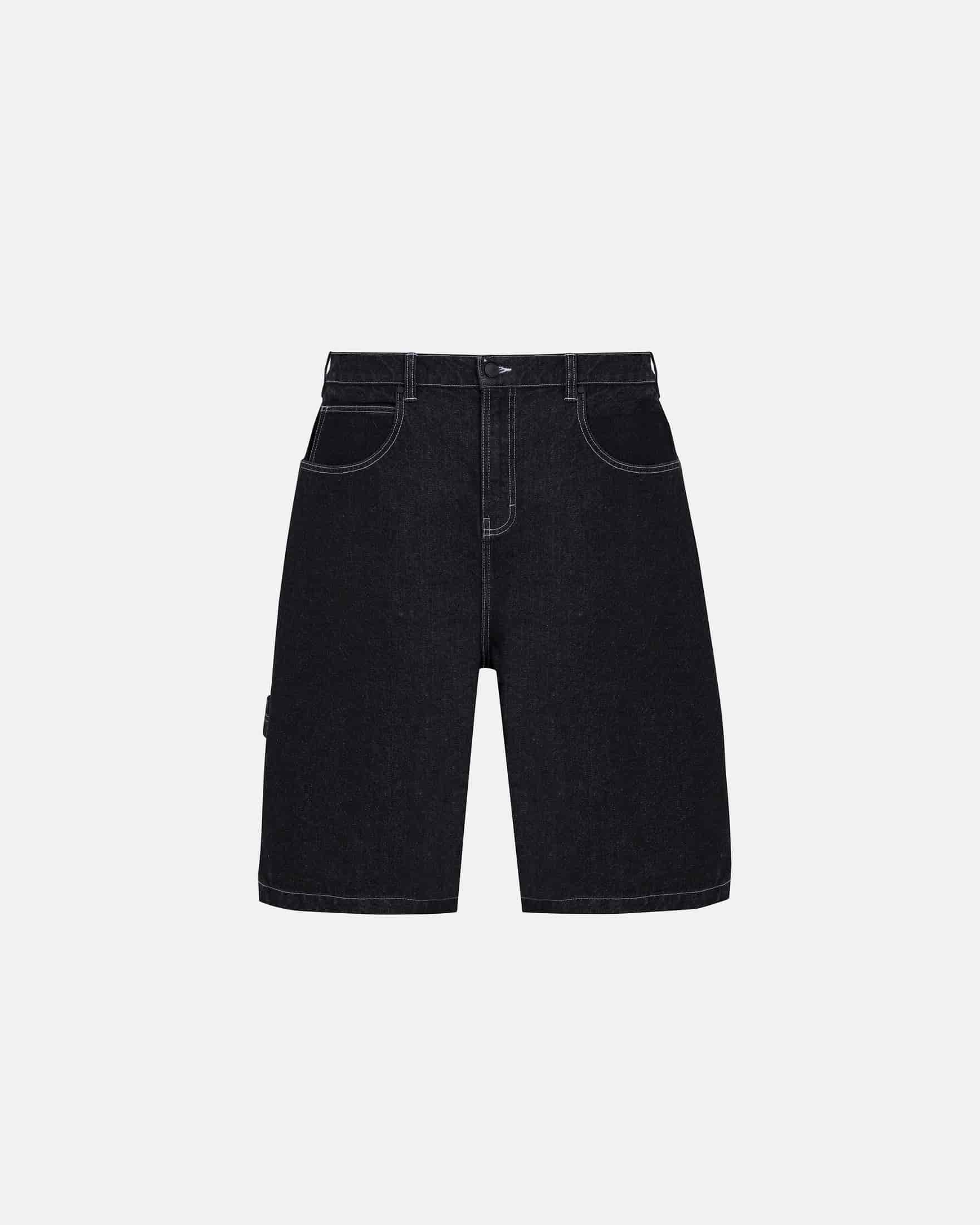 Basics UNDGLD Denim Jort Black - miniatura 3