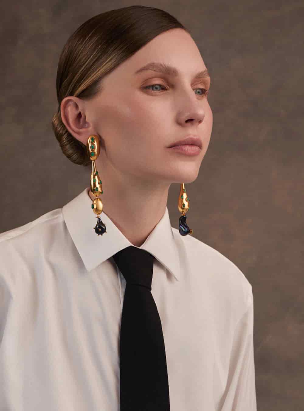 Bossa Noire Maxi Earrings - miniatura 2