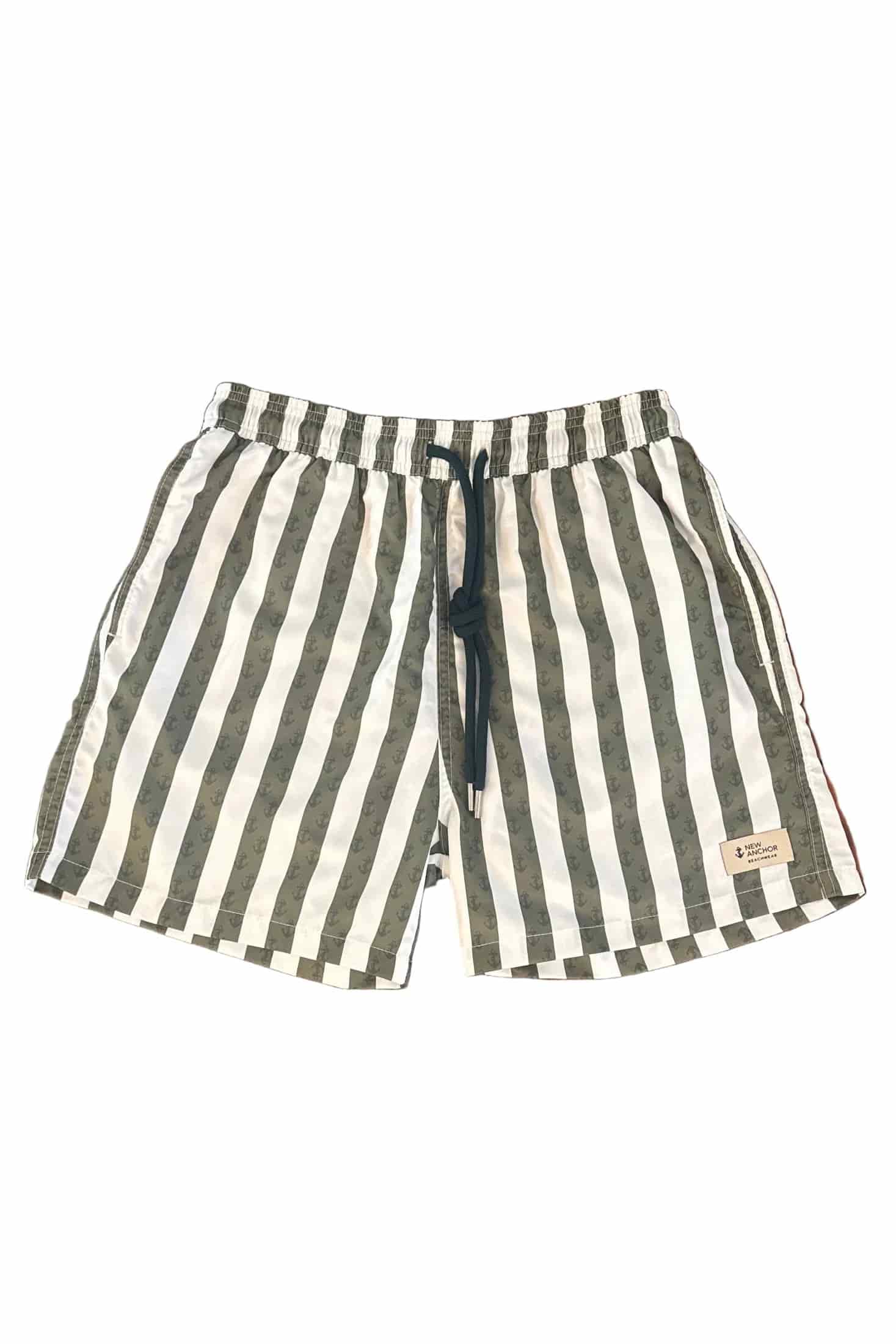 Pantaloneta rayas verdes y blancas - miniatura 1