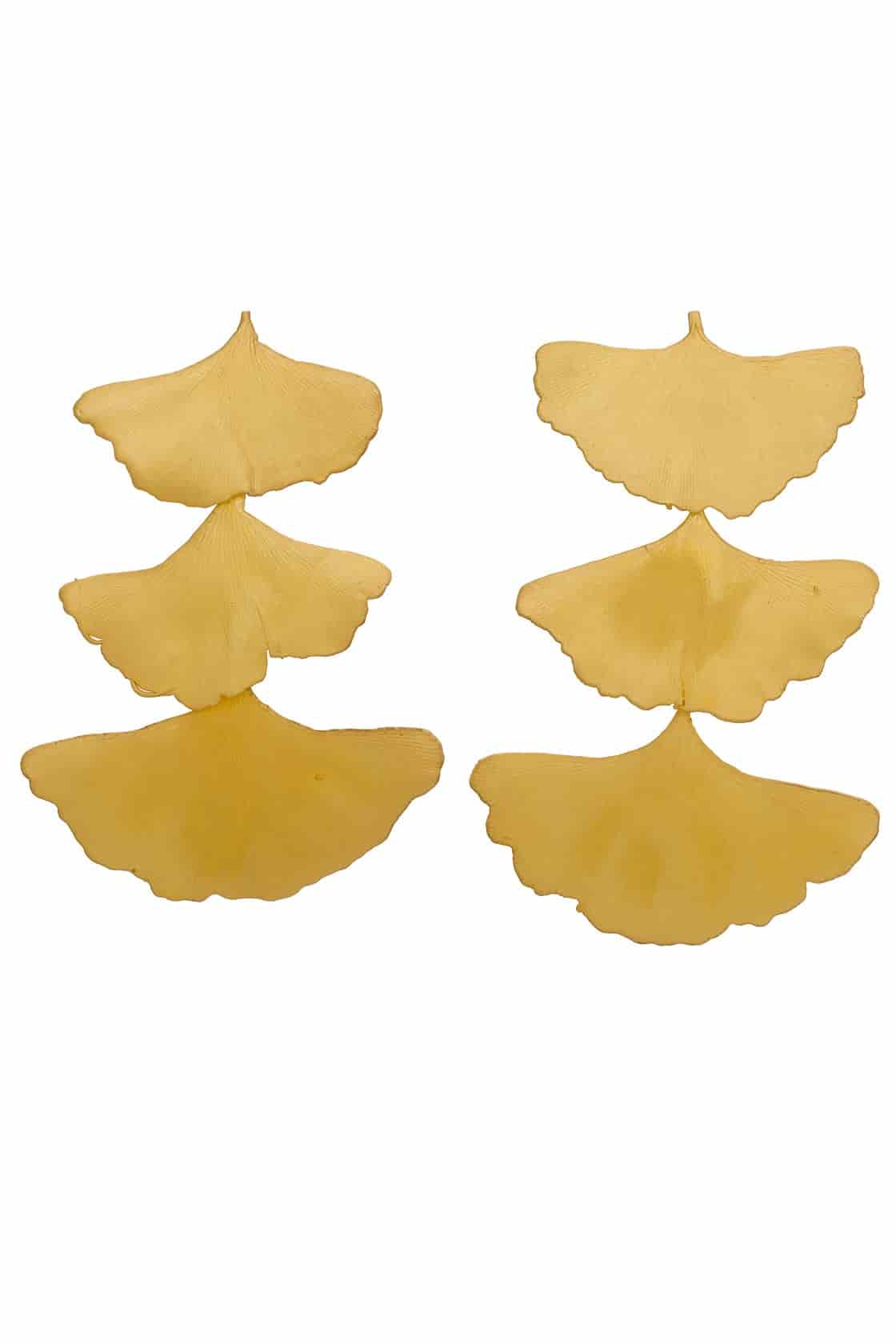 GINKGO TREE EARRINGS - miniatura 1