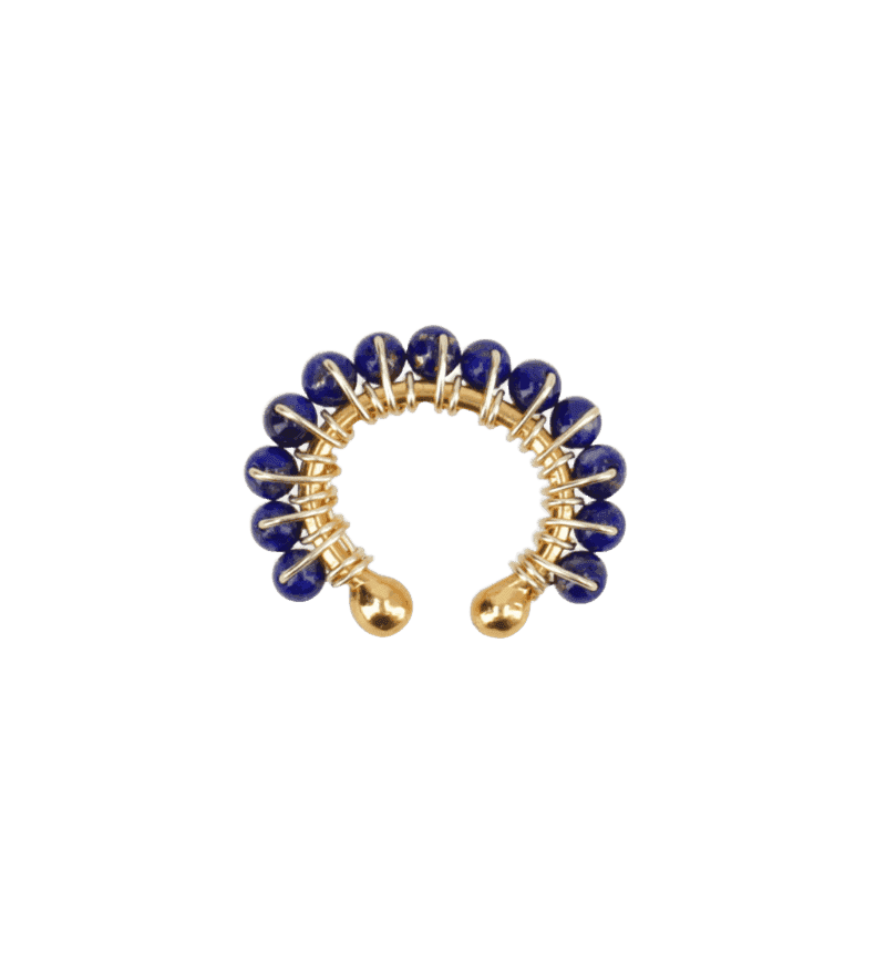 Ear Cuff de Lapislázuli Grande - miniatura 1