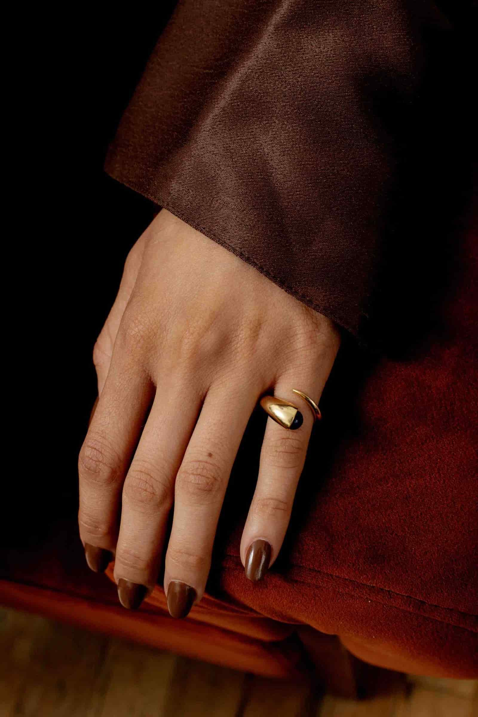 Mini Dum Pinky Ring Silver - miniatura 2