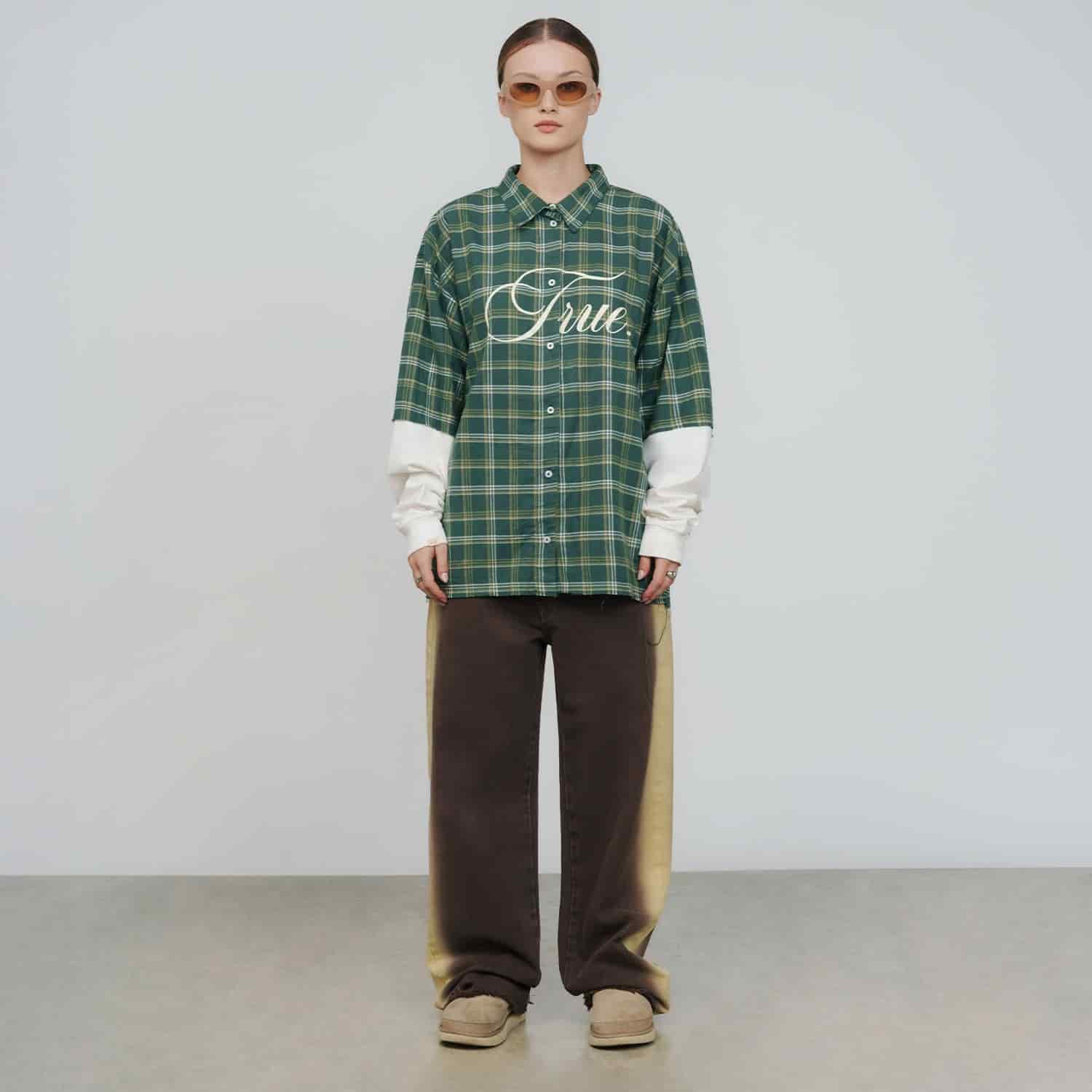 Sideburn Mid-Rise Pants - Brown - miniatura 3