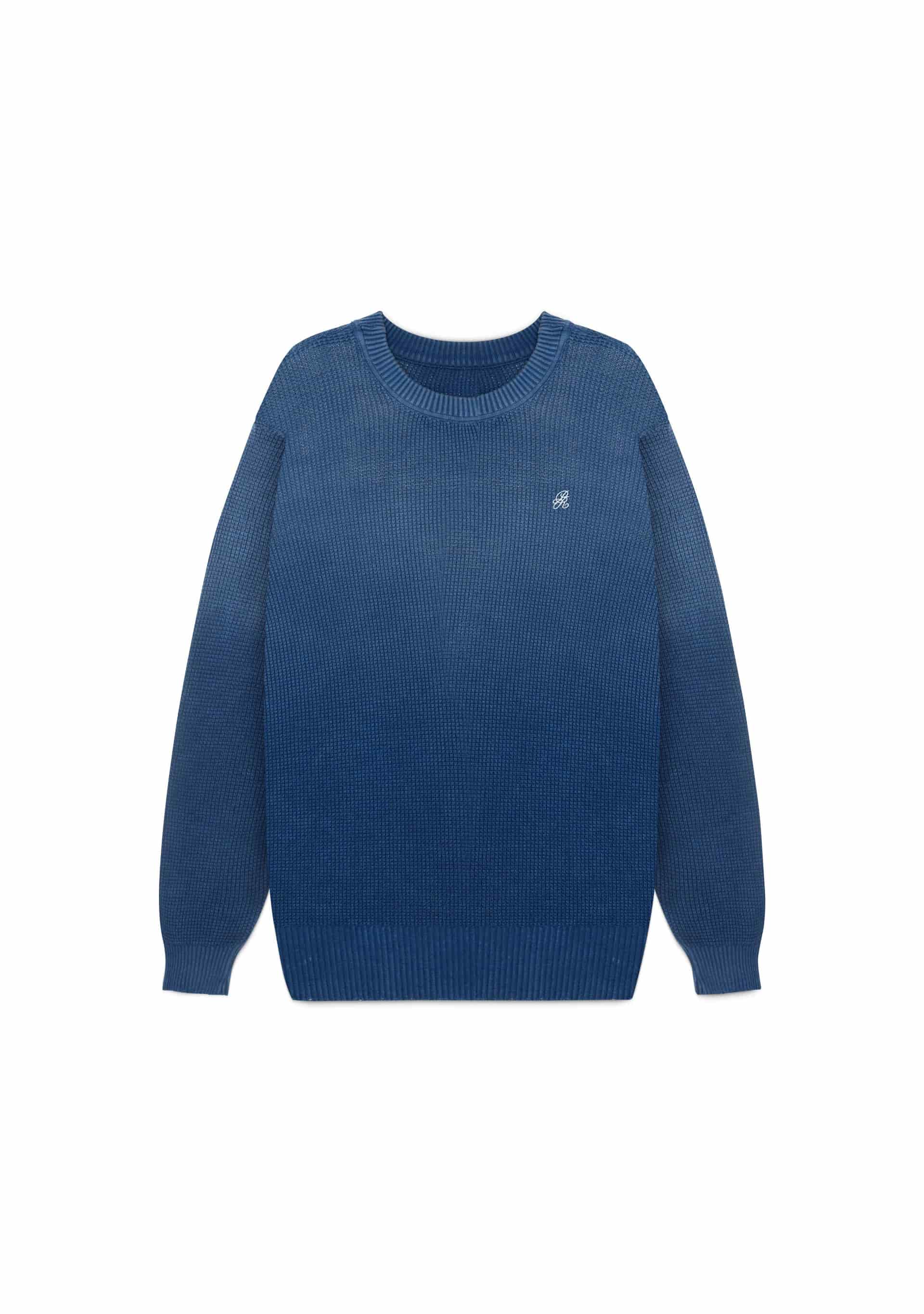 Dopamine blue knit crewneck - miniatura 1