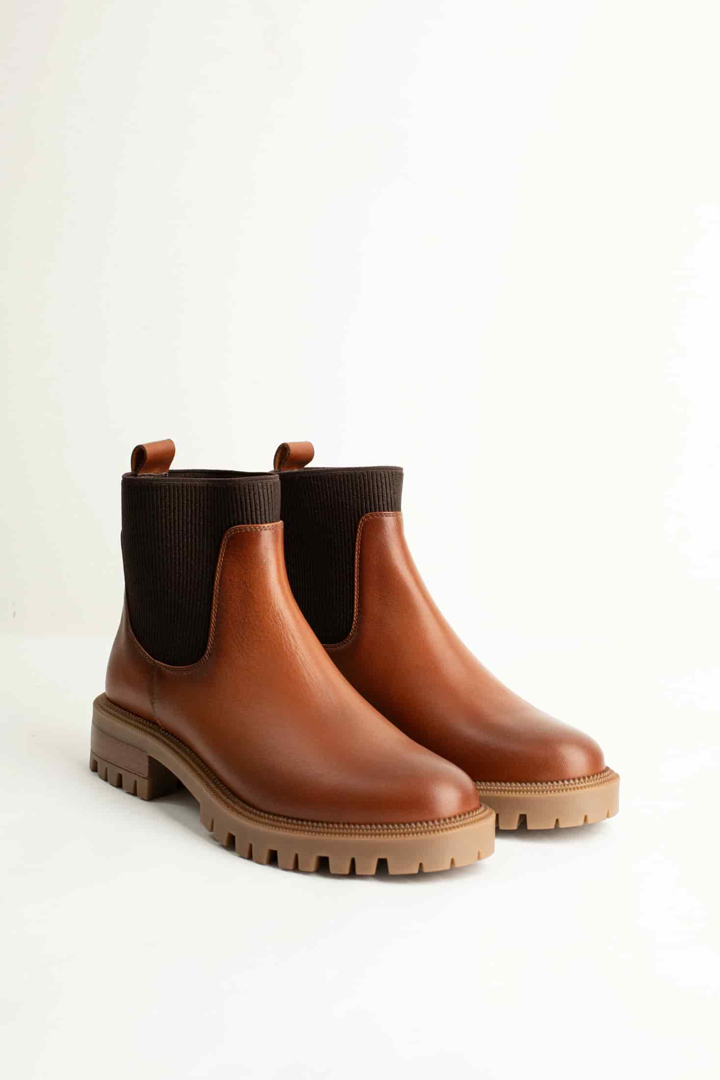 Botas Chelsea Mujer Marrón - miniatura 2