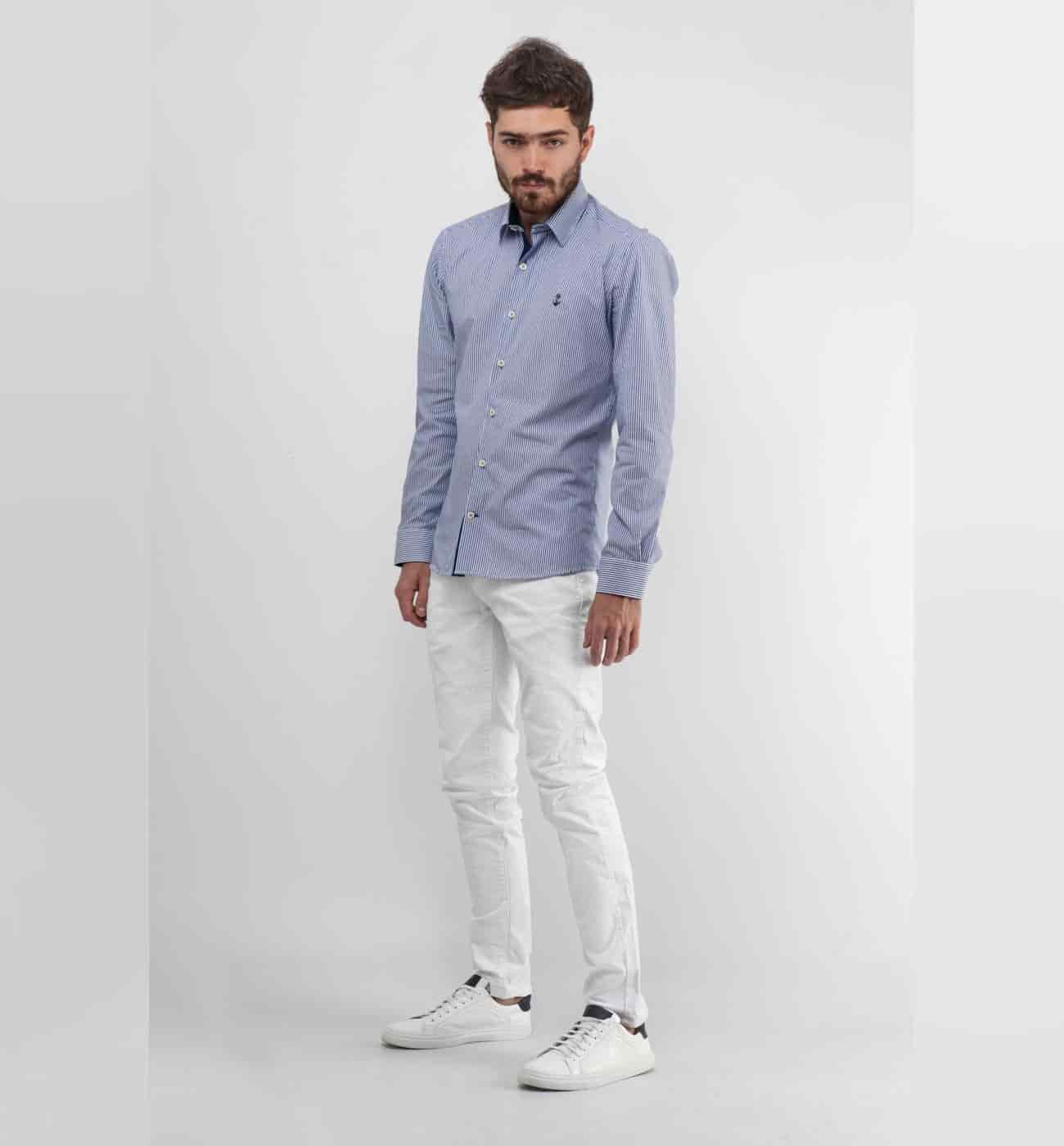 Pantalon Slim Blanco - miniatura 2