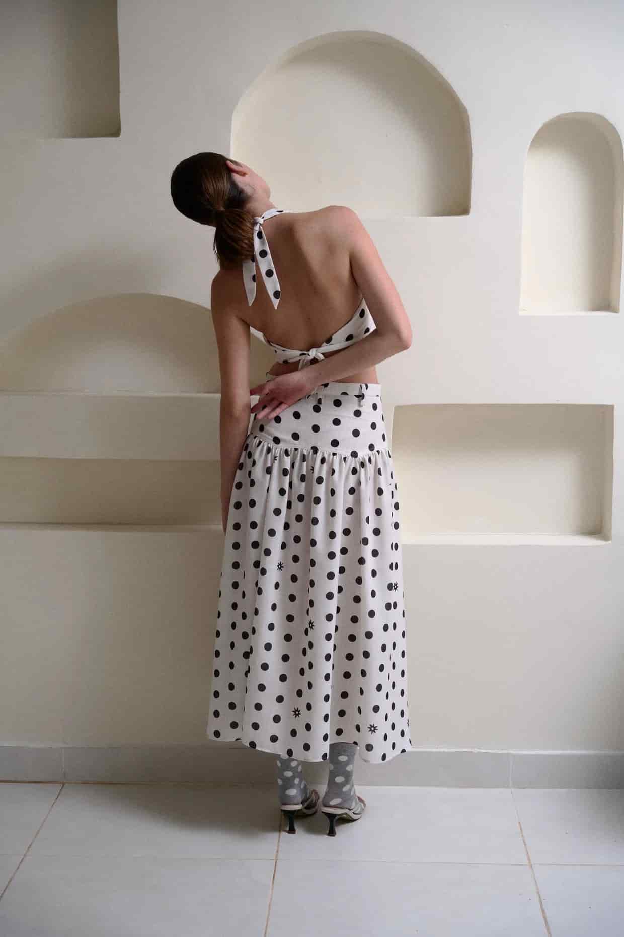 DOTTIE MAXI SKIRT - miniatura 2