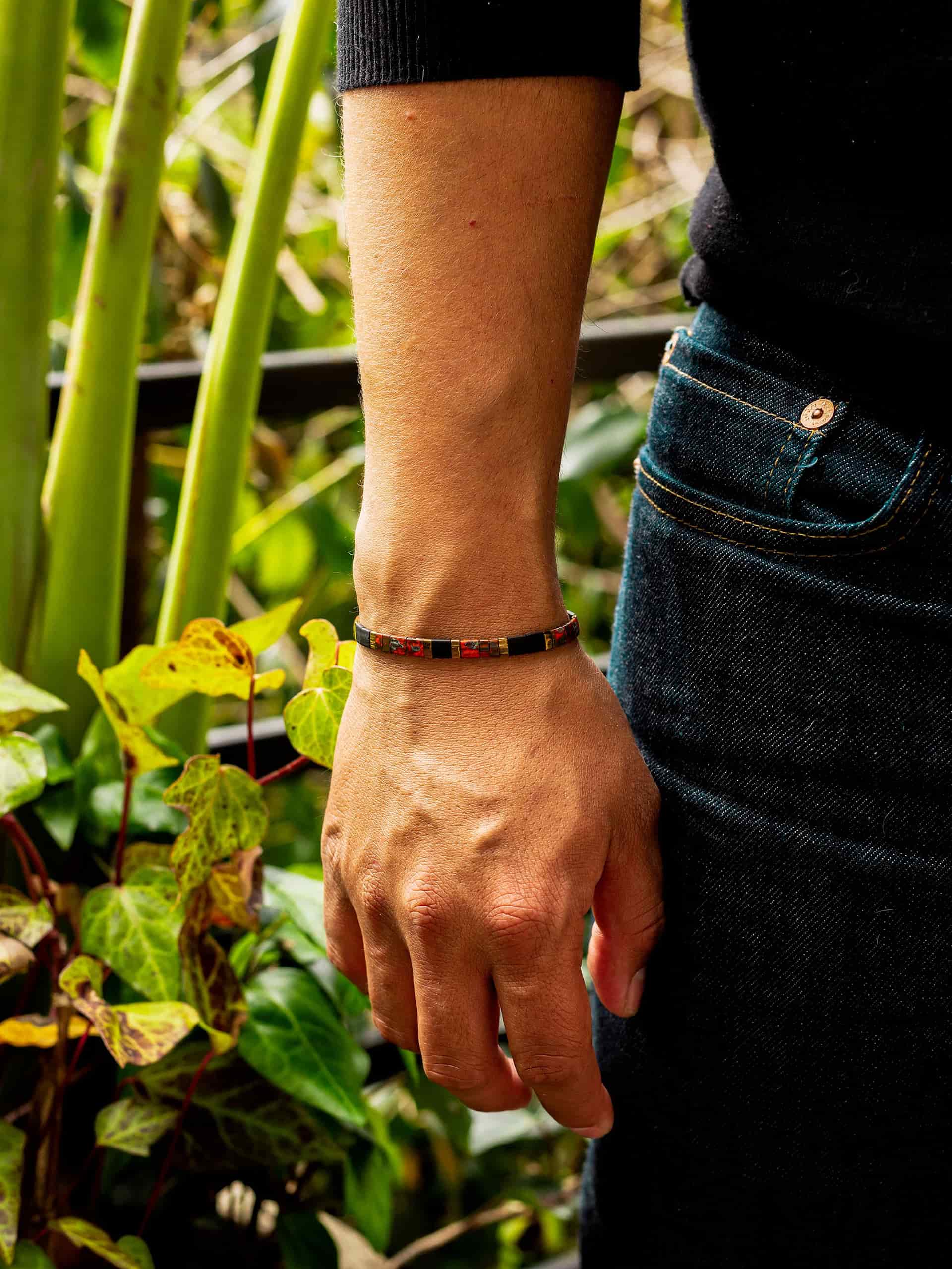 Brazalete Miyuki Tila Volcán 5mm - miniatura 2