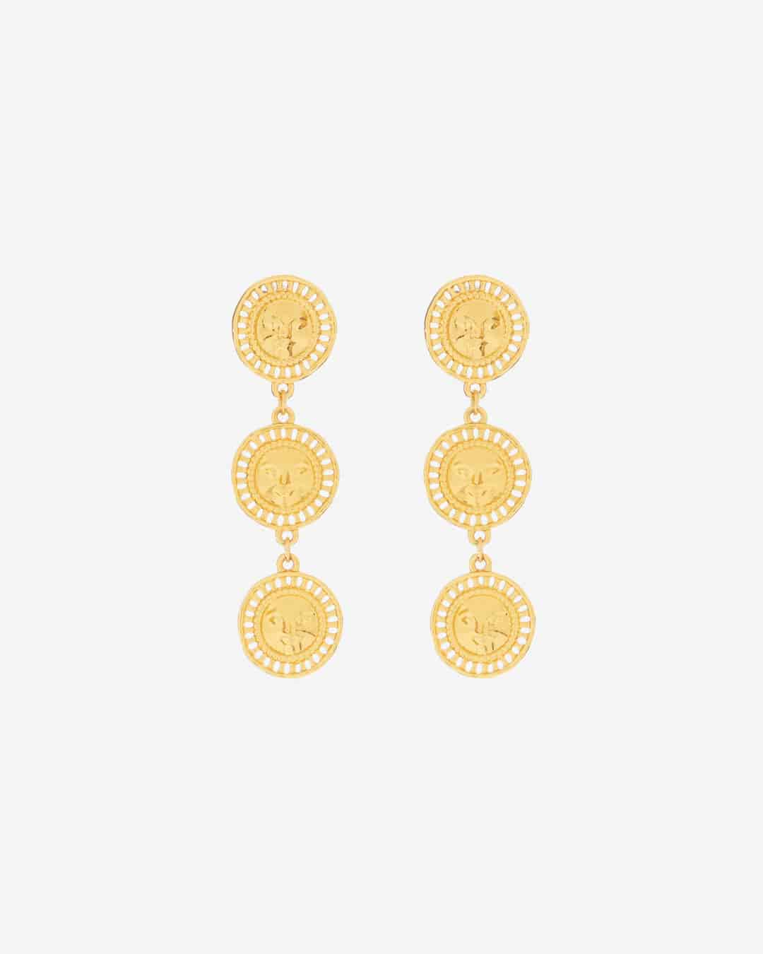 Aretes Cara Sol X3 - miniatura 2
