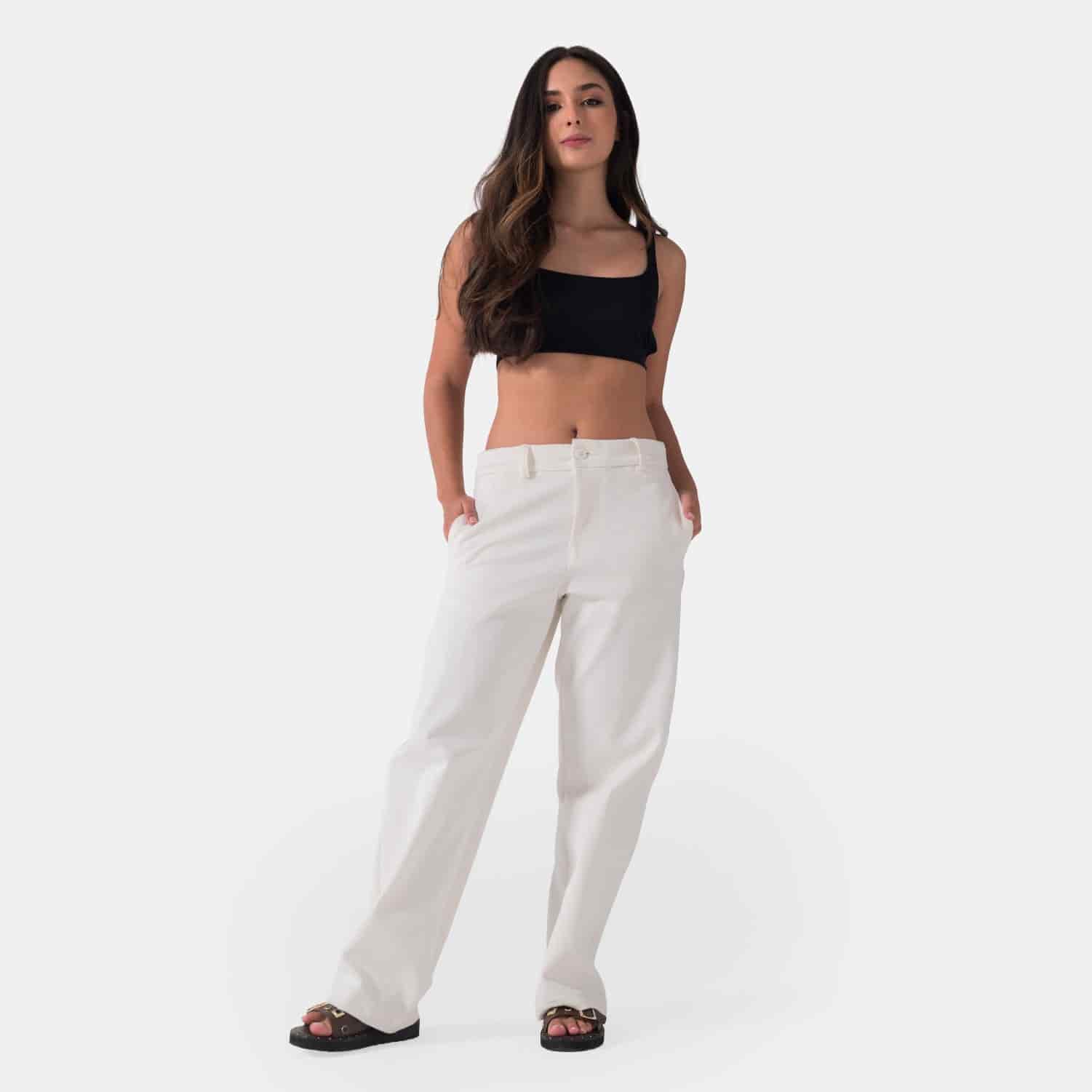 Ivory EcoDrift Trousers - miniatura 1