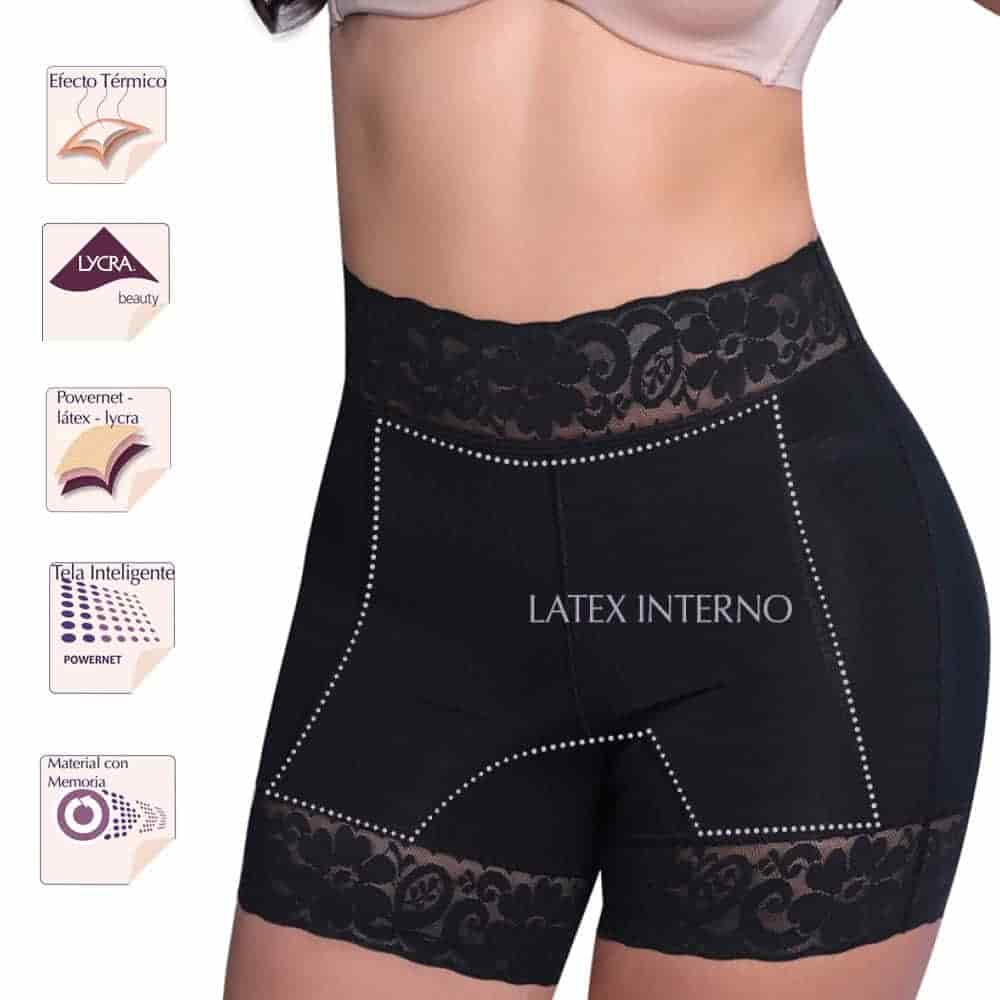 Panty Levanta Cola con Panel Frontal en Látex | Formfit - miniatura 5