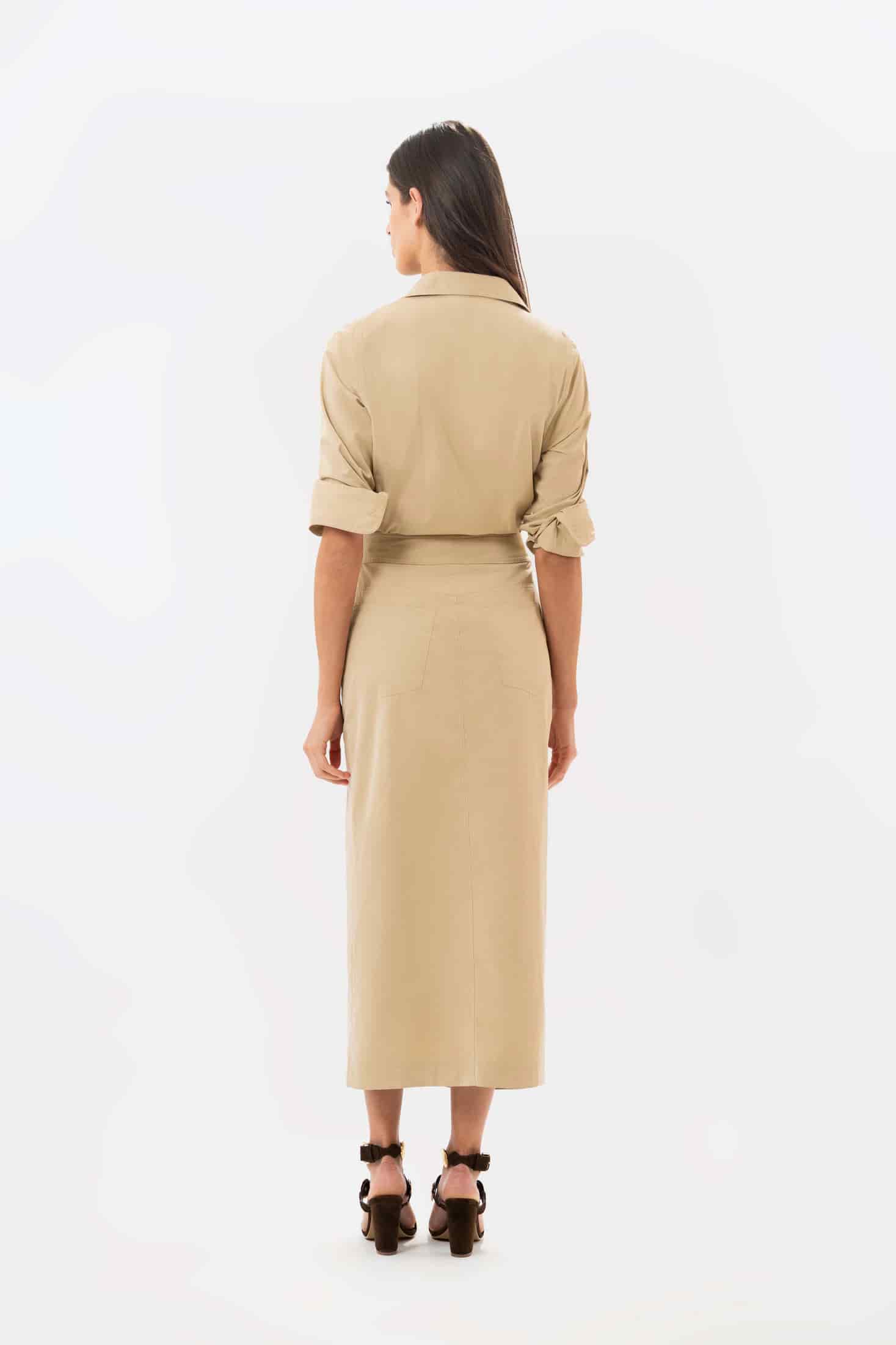 Falda Atena Khaki - miniatura 6