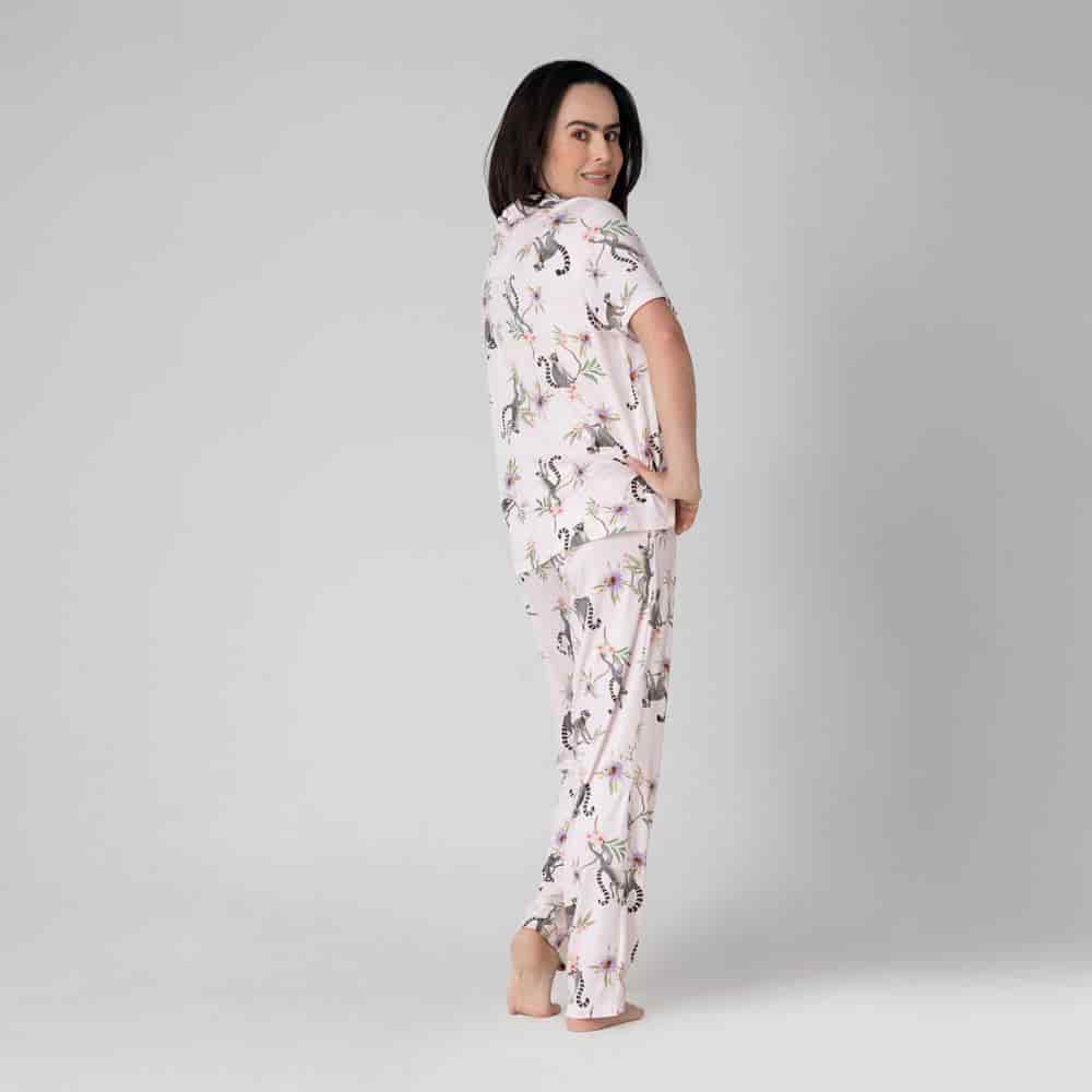 Conjunto de Pijama Pantalón Largo Estampado Lémures. - miniatura 2