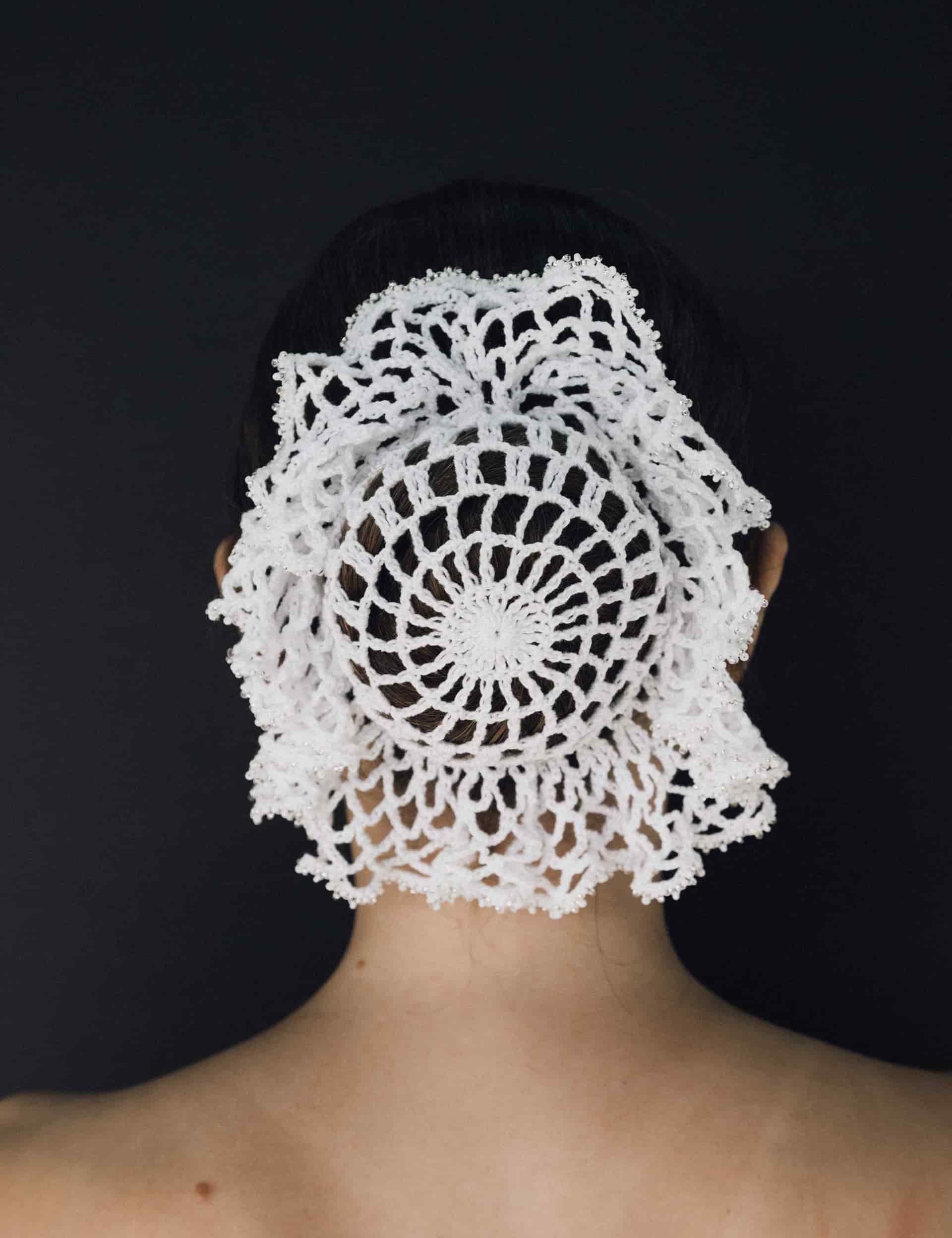 Scrunchie Bun Crochet - miniatura 3
