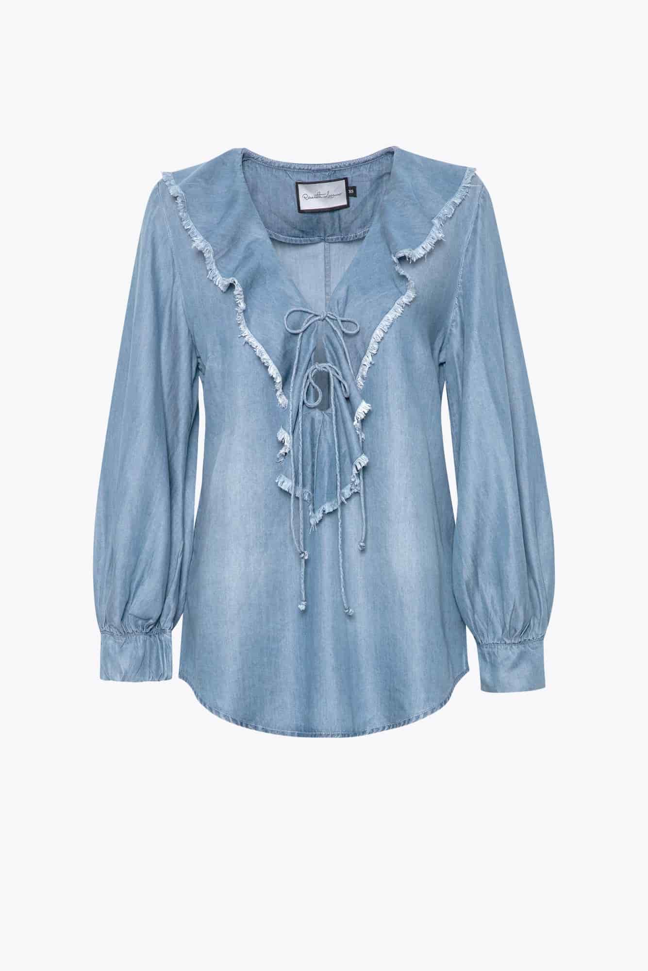 Blusa Orla Azul Claro - miniatura 1