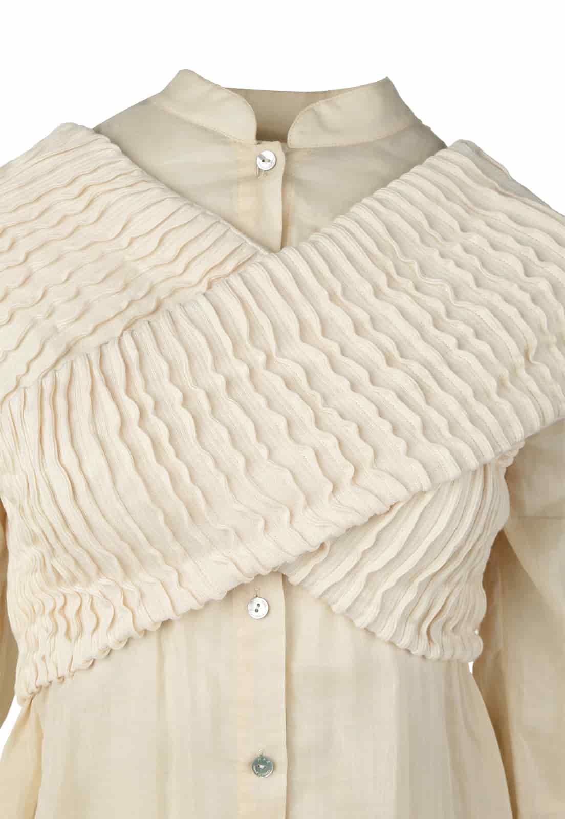 FURROWS SHIRT DRESS TOP - miniatura 16