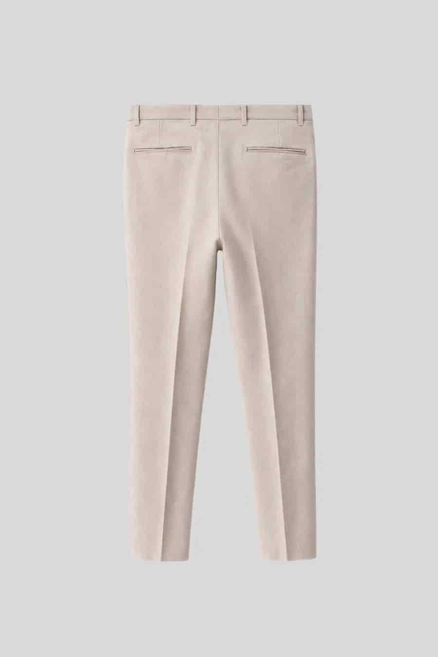 Men's pants beige vittorio - miniatura 4