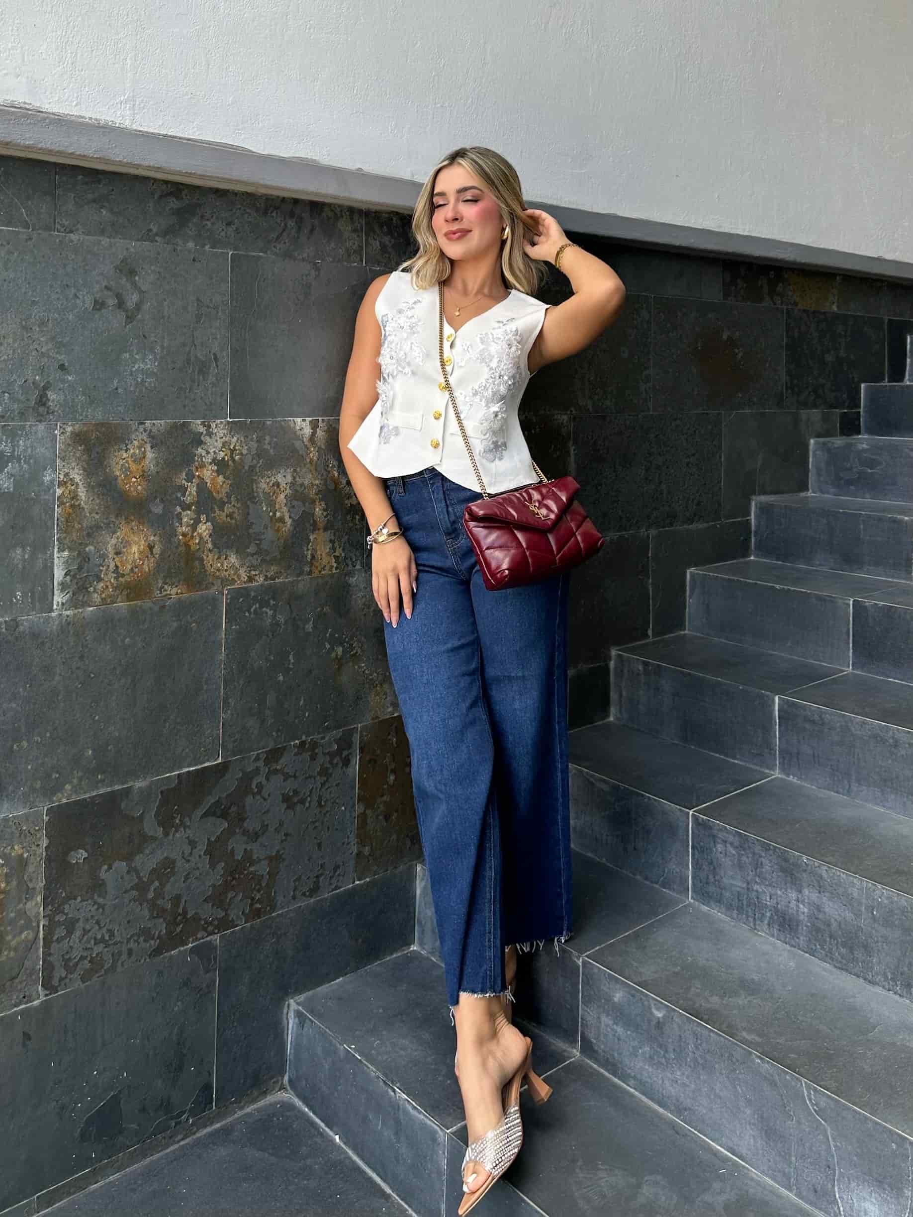 BLUSA MEGAN BLANCO - miniatura 4